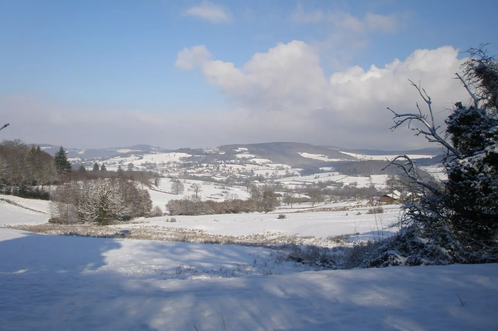 Laiterie du manoir de Thard-Uitzicht winter