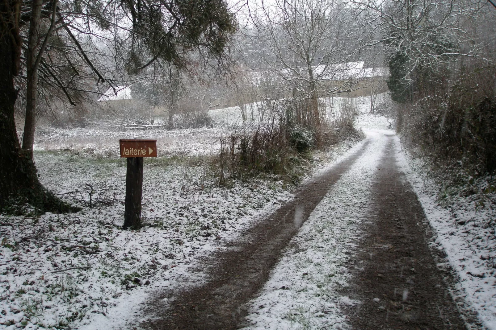 Laiterie du manoir de Thard-Gebied winter 1km
