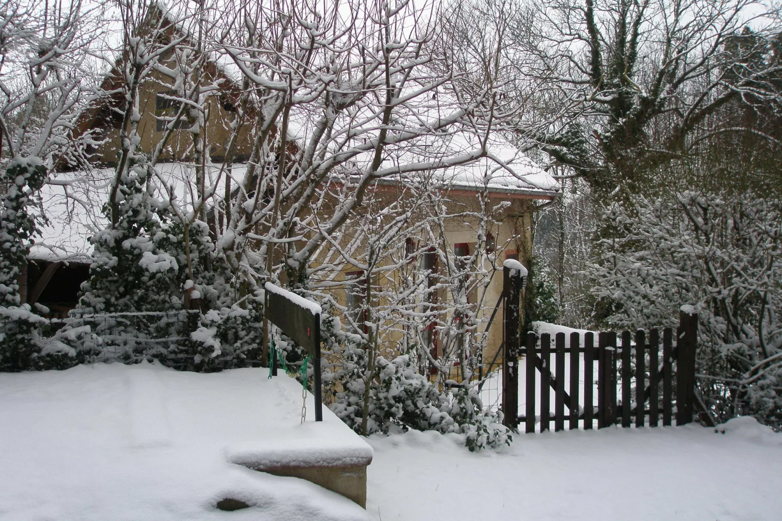 Laiterie du manoir de Thard-Gebied winter 1km