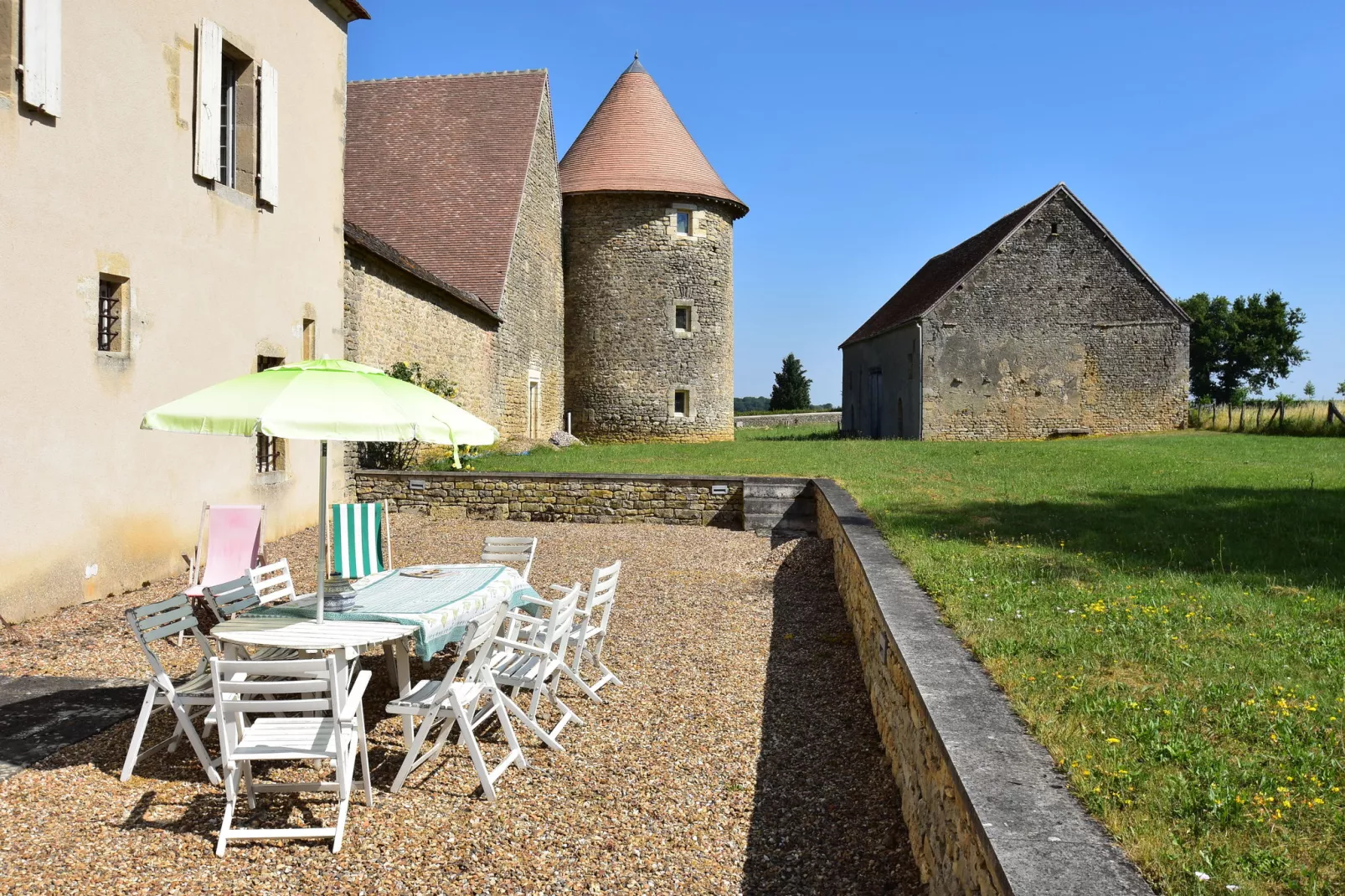 Le Vieux Château-Tuinen zomer