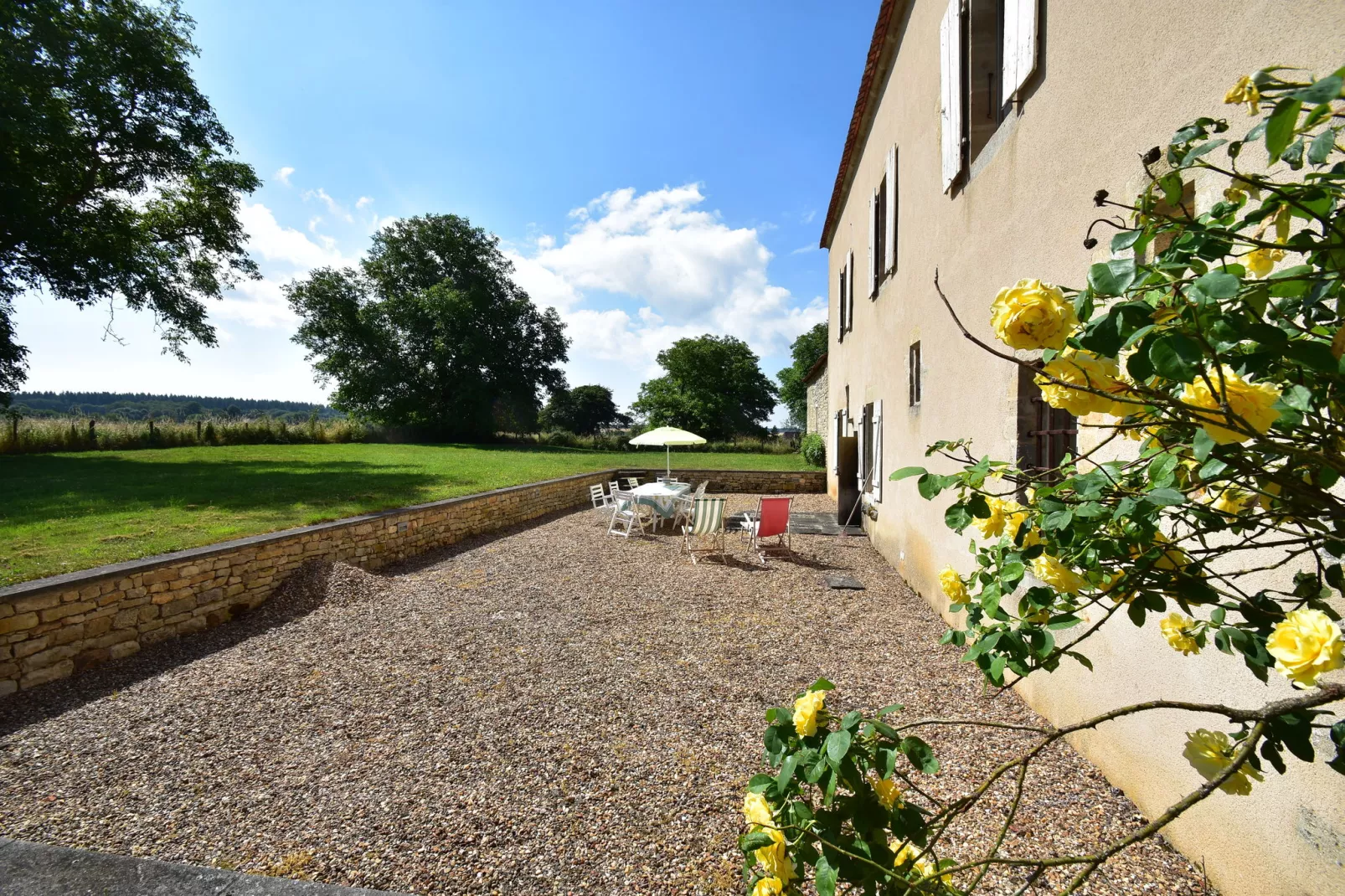 Le Vieux Château-Tuinen zomer