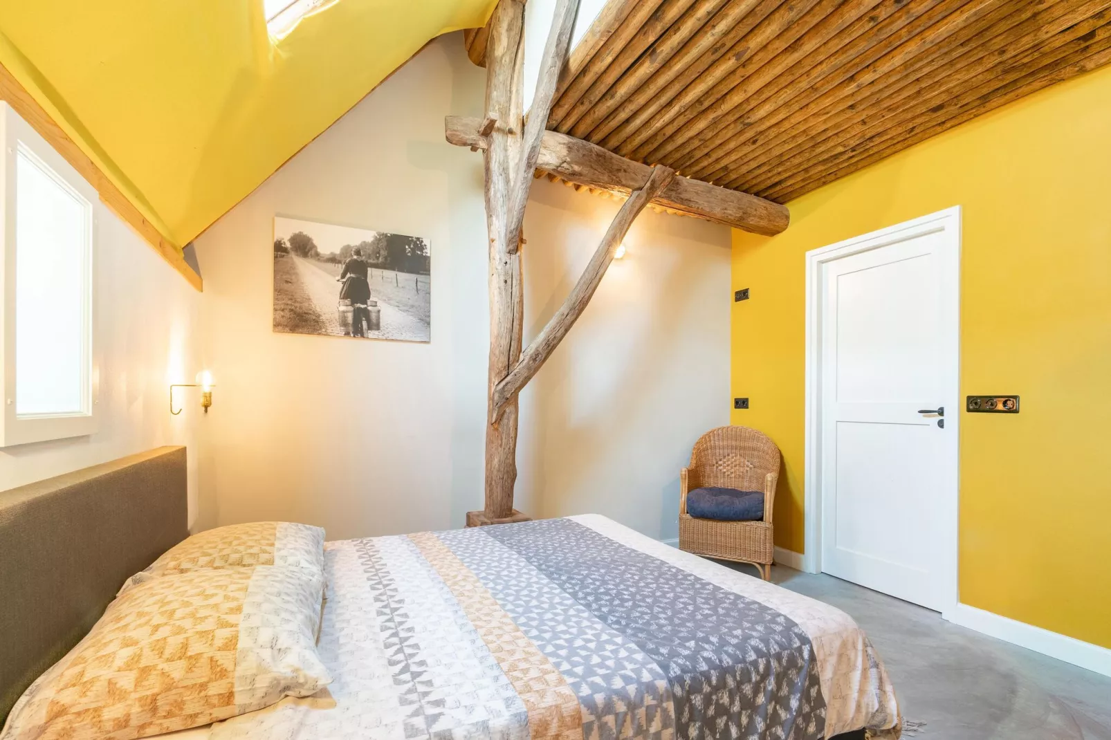 Woonboerderij in Staphorst voor 6 personen-Slaapkamer