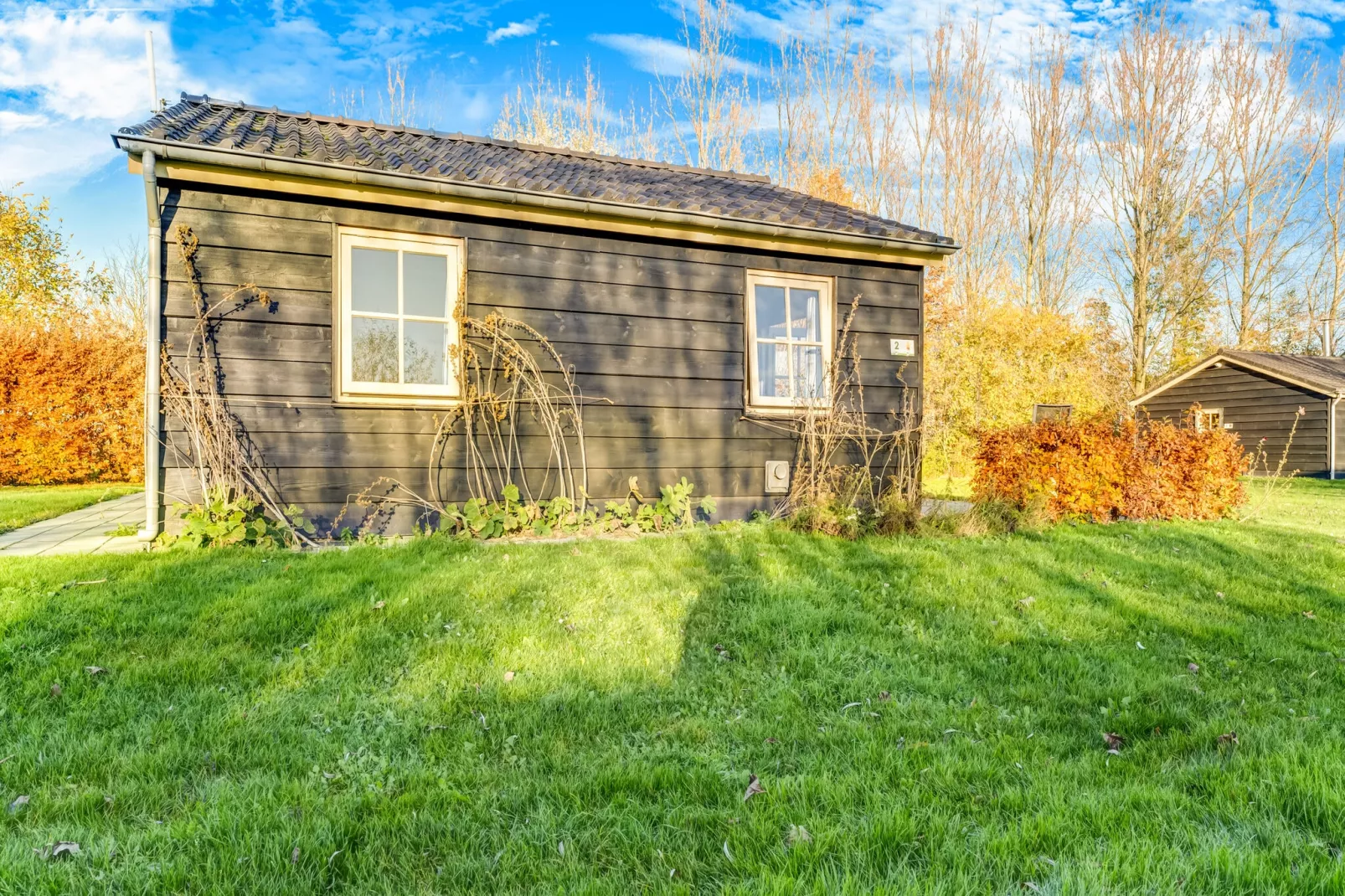 Vakantiehuisje 2 Vuur Groene Camping Lage Zwaluwe-Buitenkant zomer