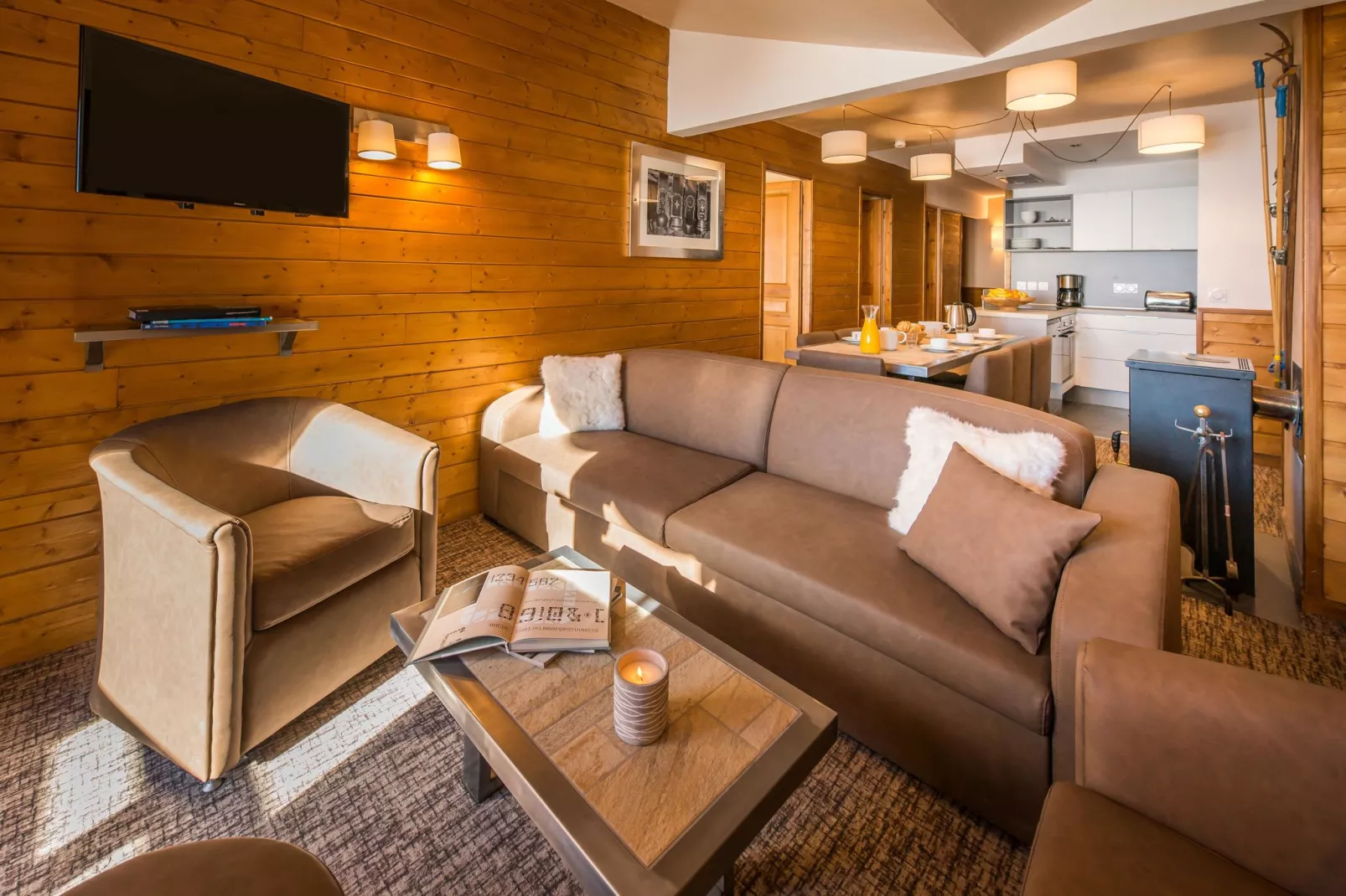 Chalet Altitude Val 2400 6-Woonkamer