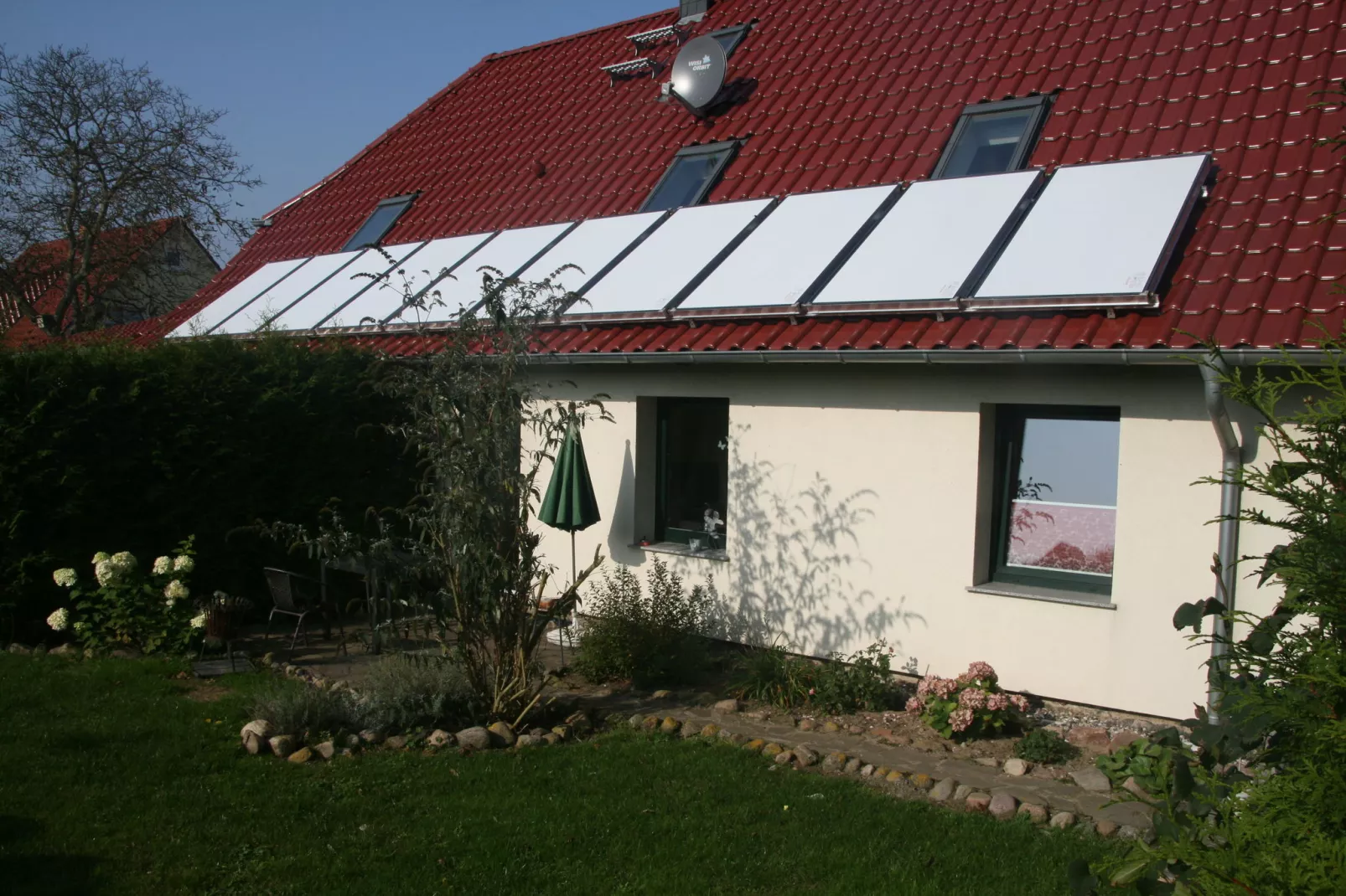 Ferienzimmer im Landhaus bei Kühlungsborn-Terrasbalkon