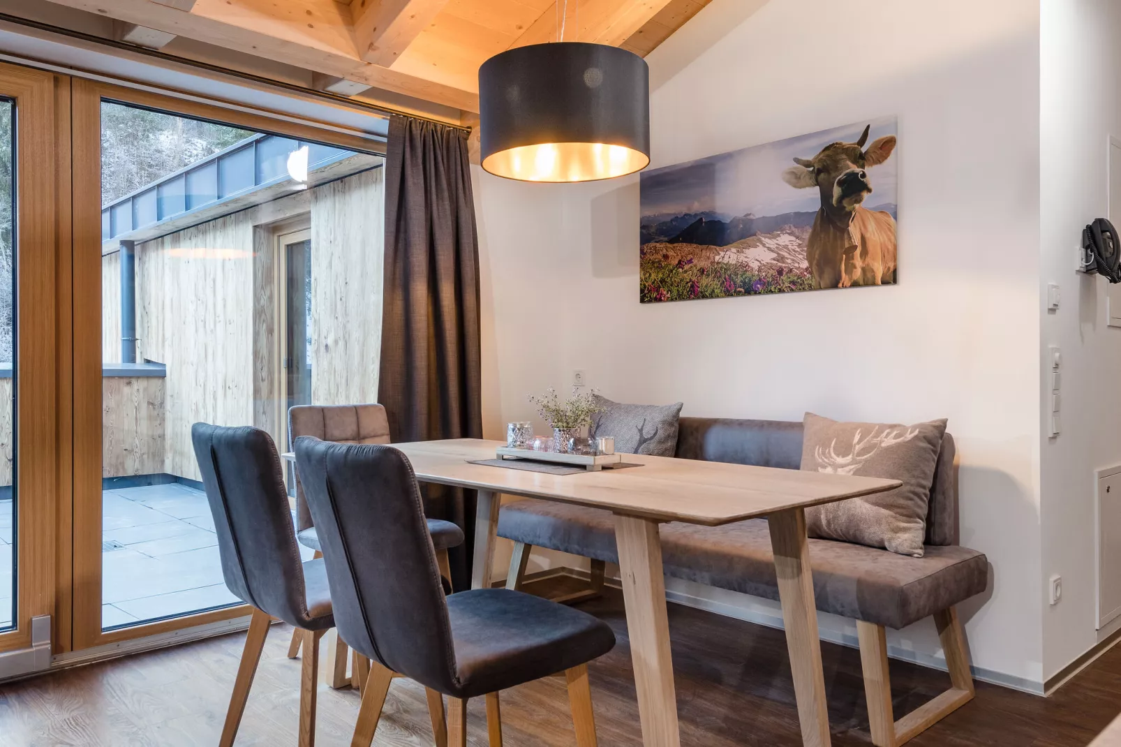 Penthouse Alpine Luxury-Eetkamer