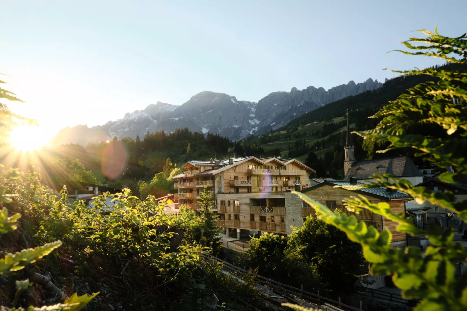 Penthouse Alpine Luxury-Buitenkant zomer
