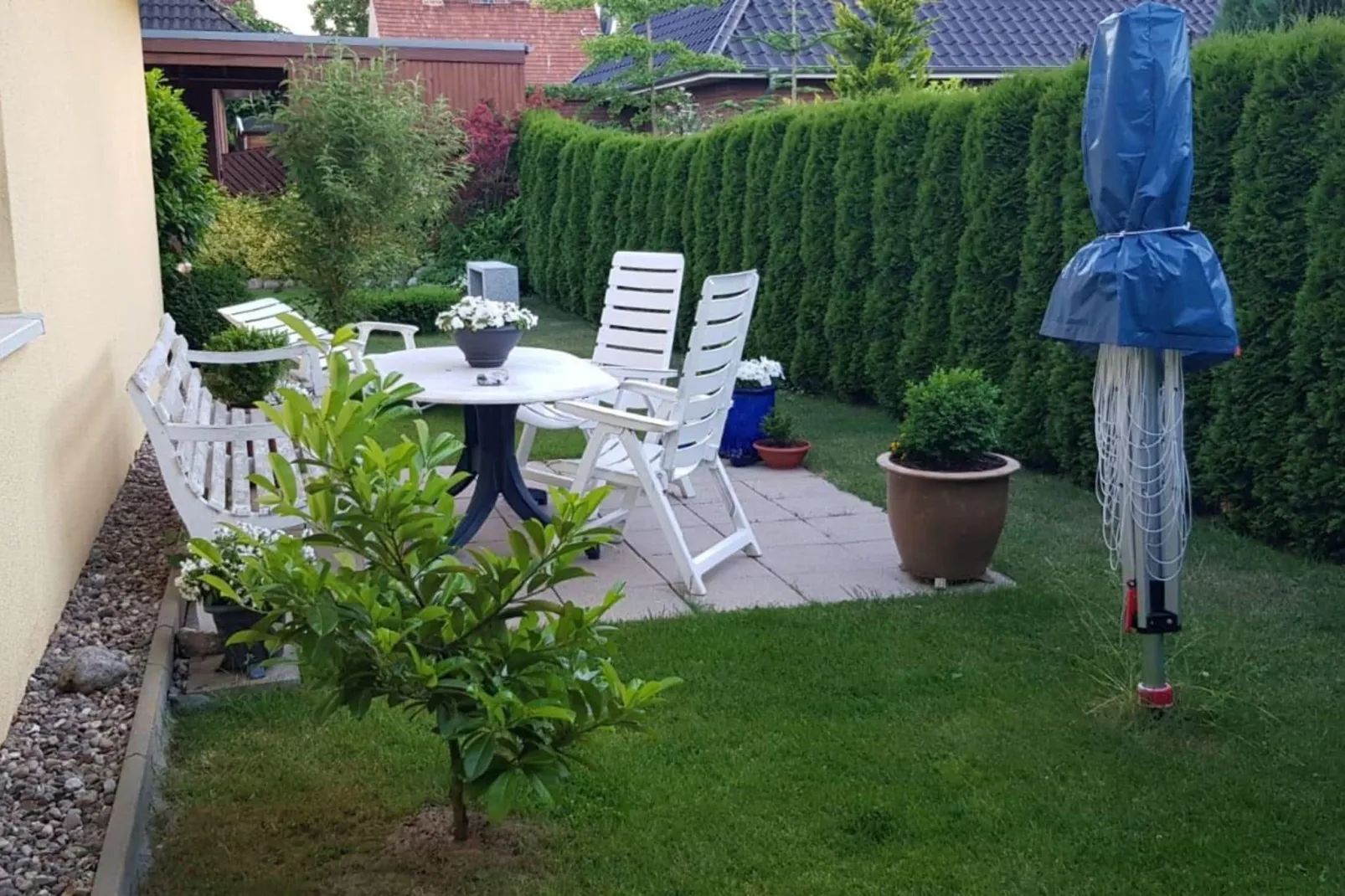 Ferienwohnung Seerose in Klütz-Tuinen zomer