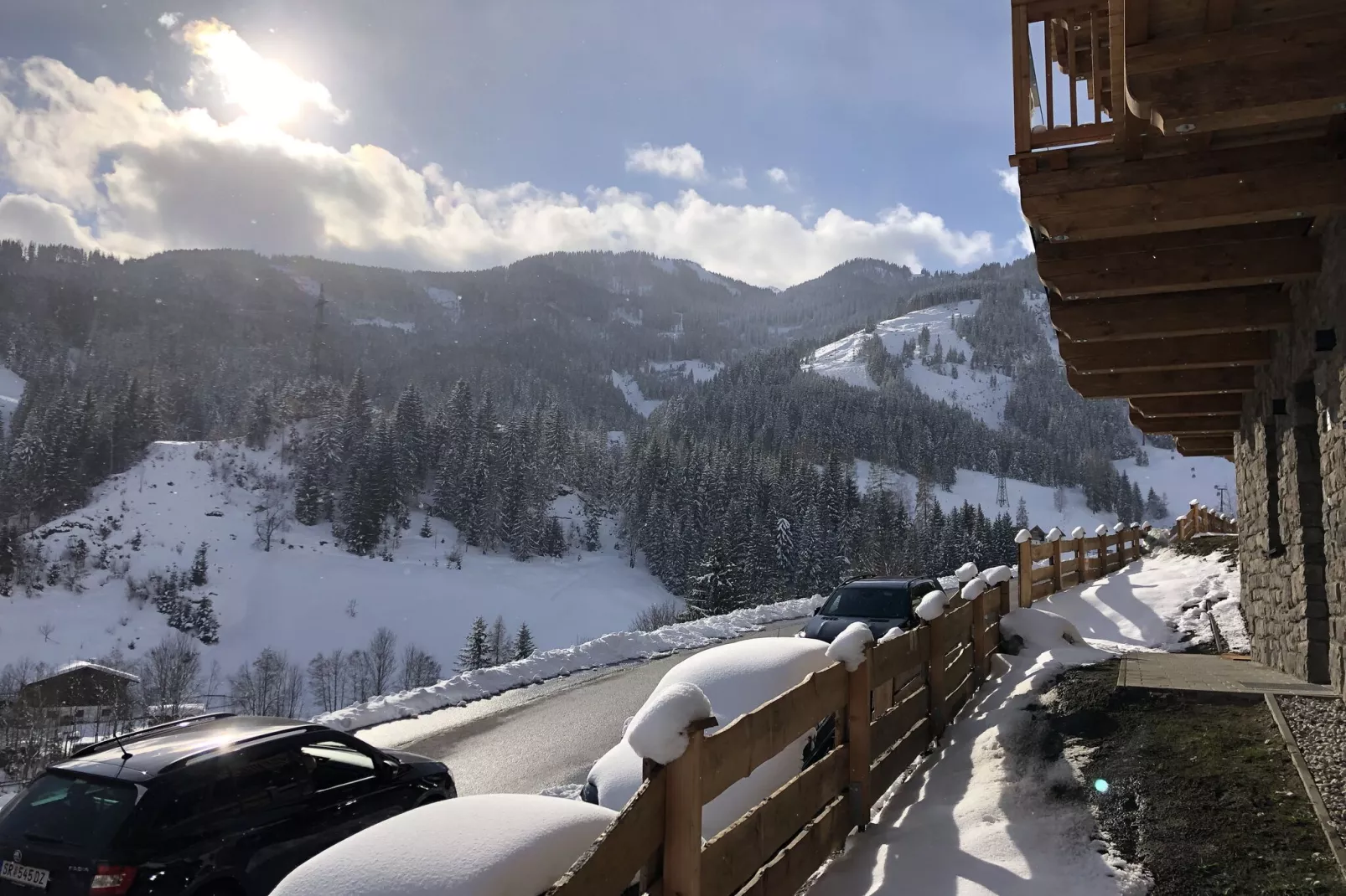 Apartment An der Piste 3/Alpendorf-Uitzicht winter