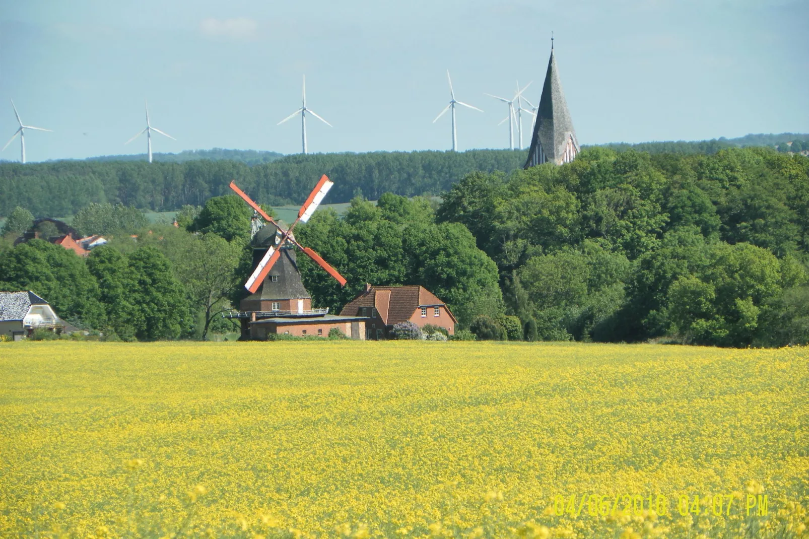 Am Hellbach-Gebieden zomer 1km