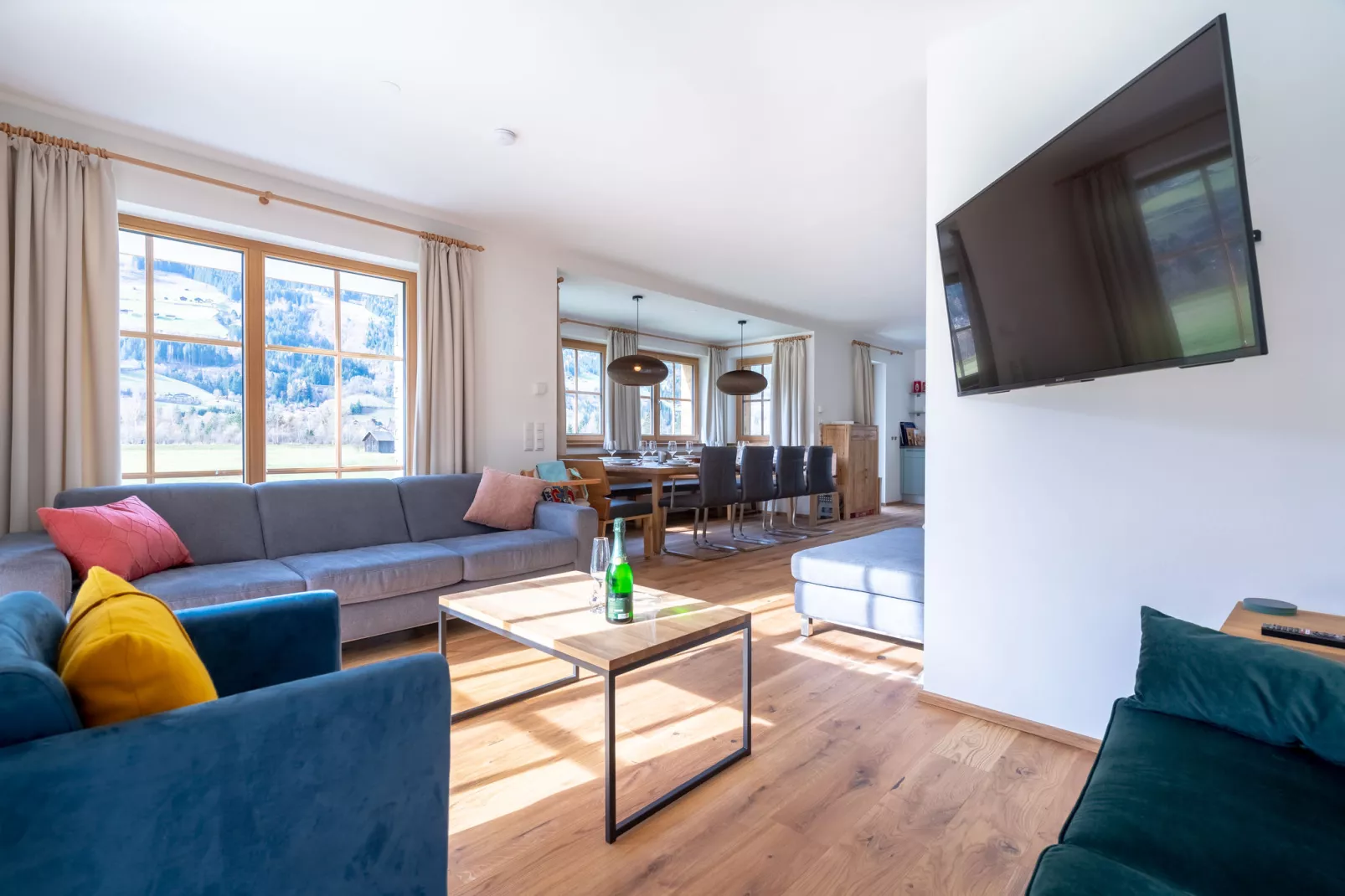 Chalet Angertal Bad Hofgastein-Woonkamer