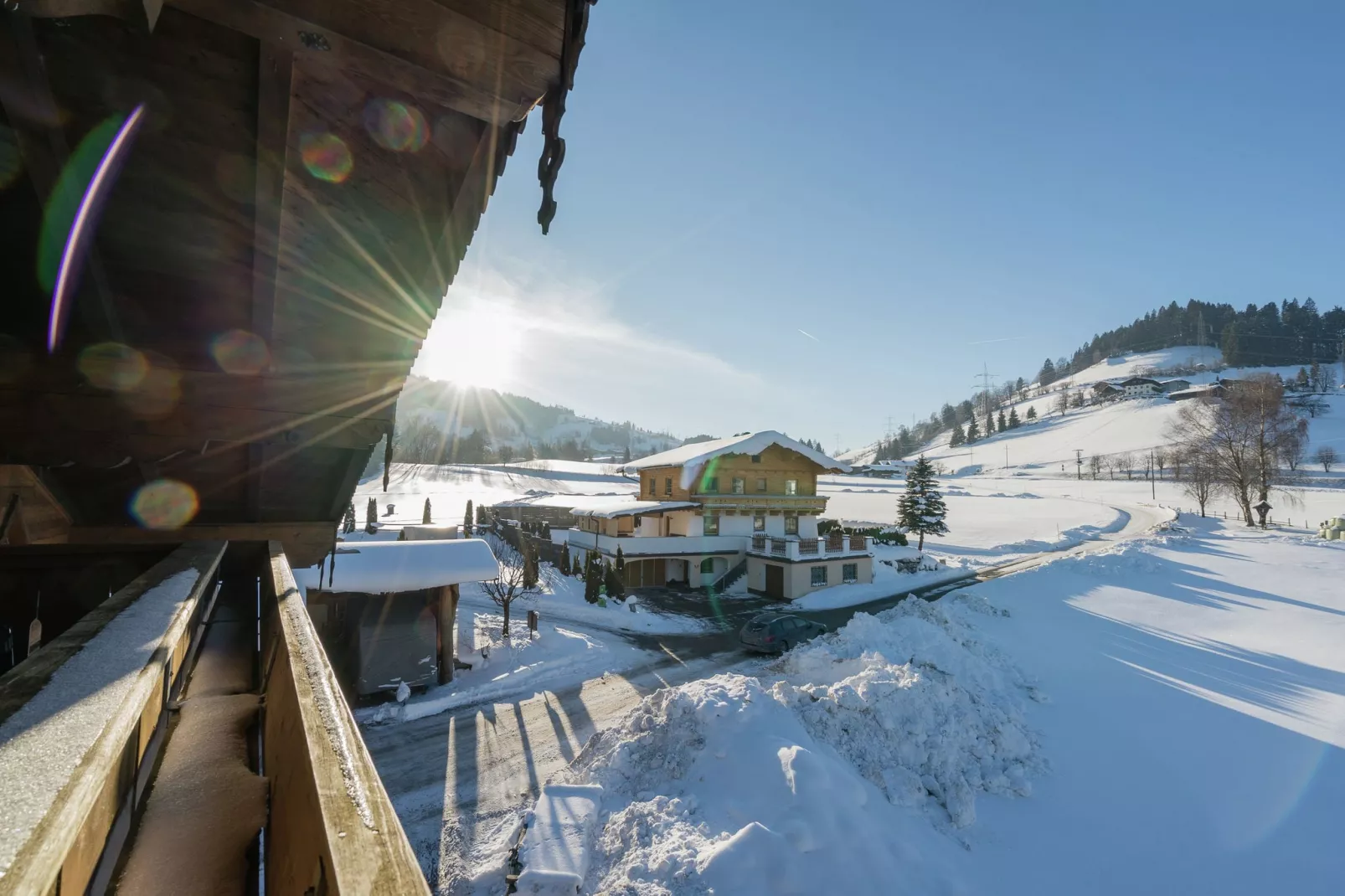 Hochkönigblick-Uitzicht winter