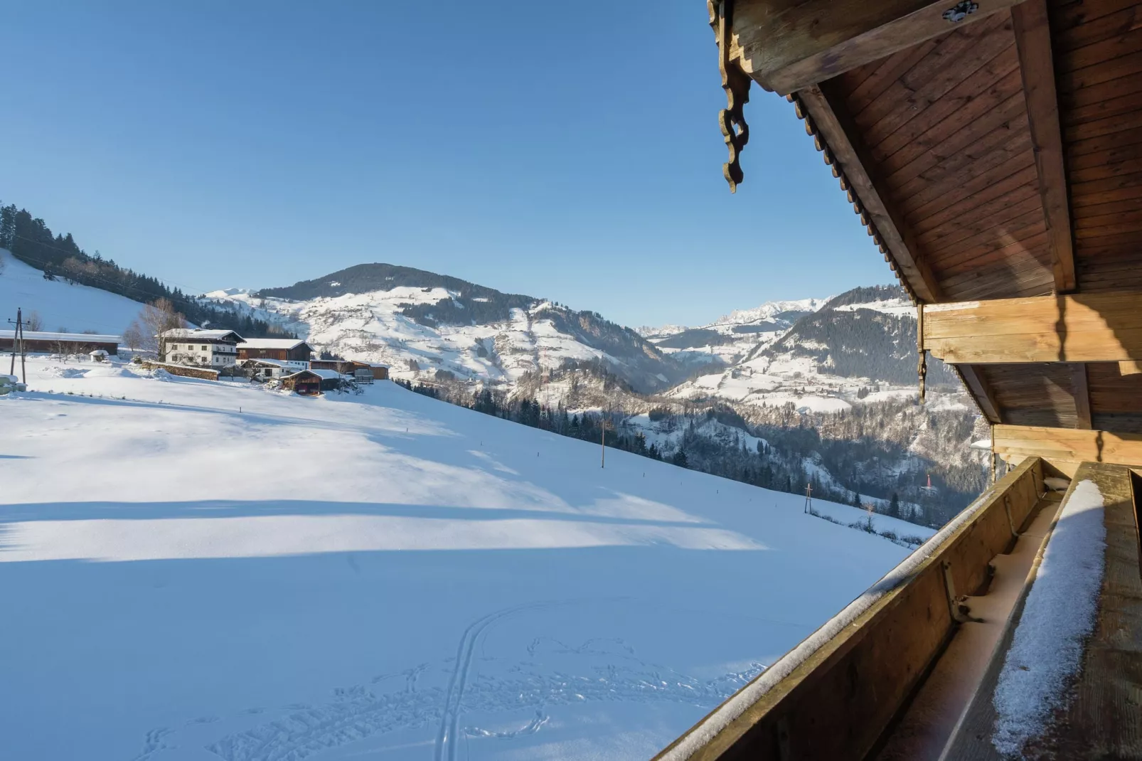 Hochkönigblick-Uitzicht winter