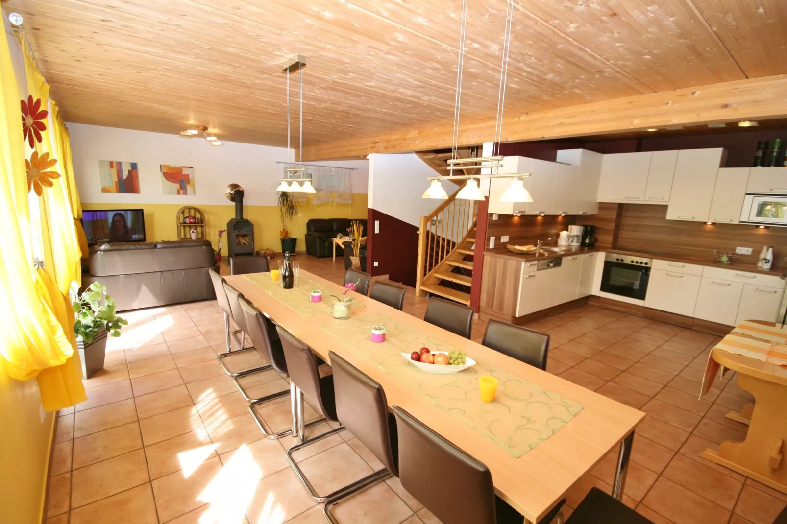 Chalet Mayr XL-Woonkamer