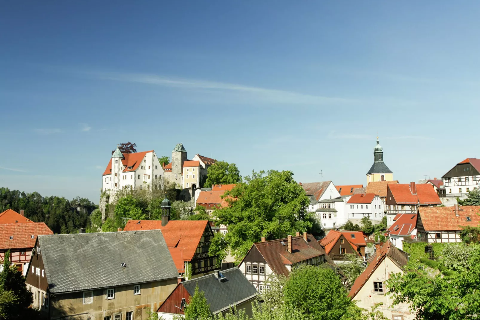 Hohnstein-Gebieden zomer 5km