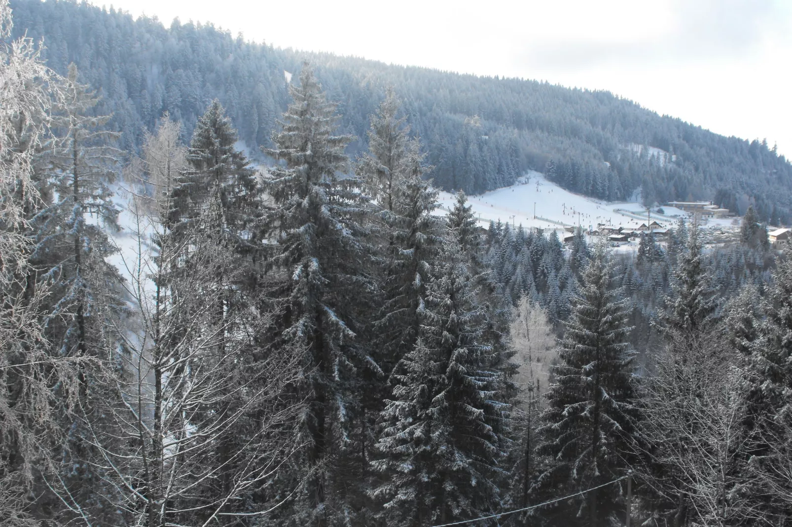 Les Chalets du Neune 13-Gebied winter 5km
