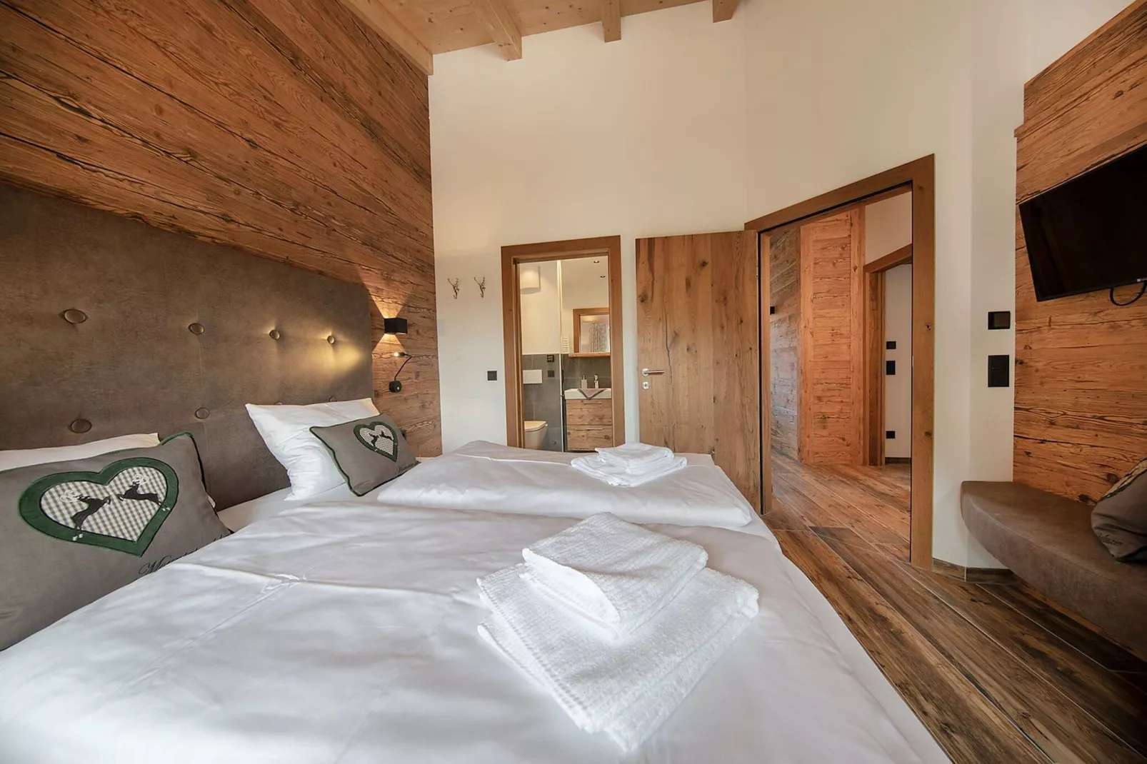 Rossberg Hohe Tauern Chalets 6 Sauna-Slaapkamer