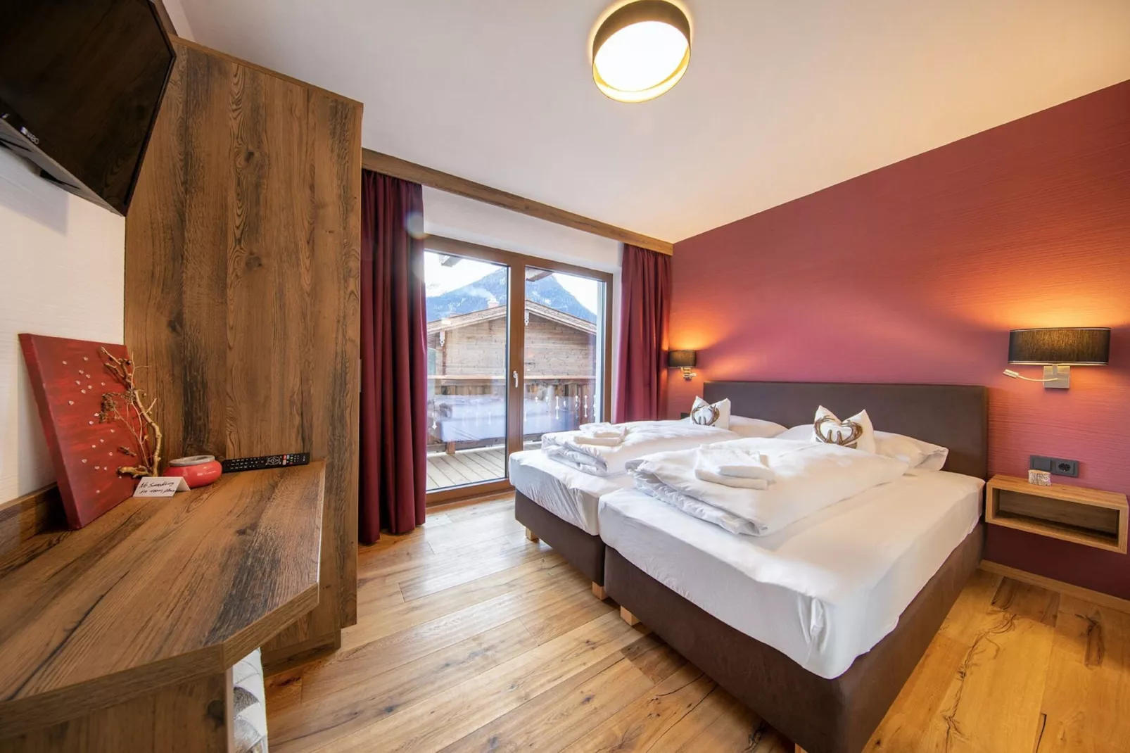 Rossberg Hohe Tauern Chalets 6 Sauna-Slaapkamer