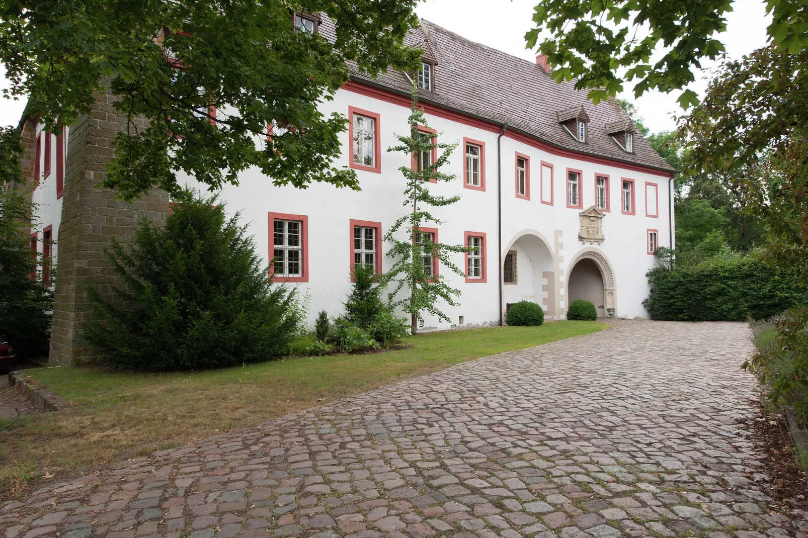 Urlaub im Schloss-Buitenkant zomer