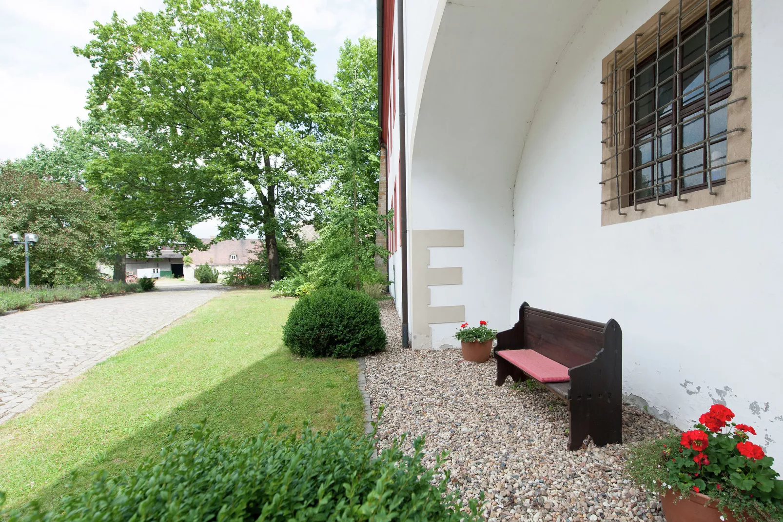 Urlaub im Schloss-Buitenkant zomer