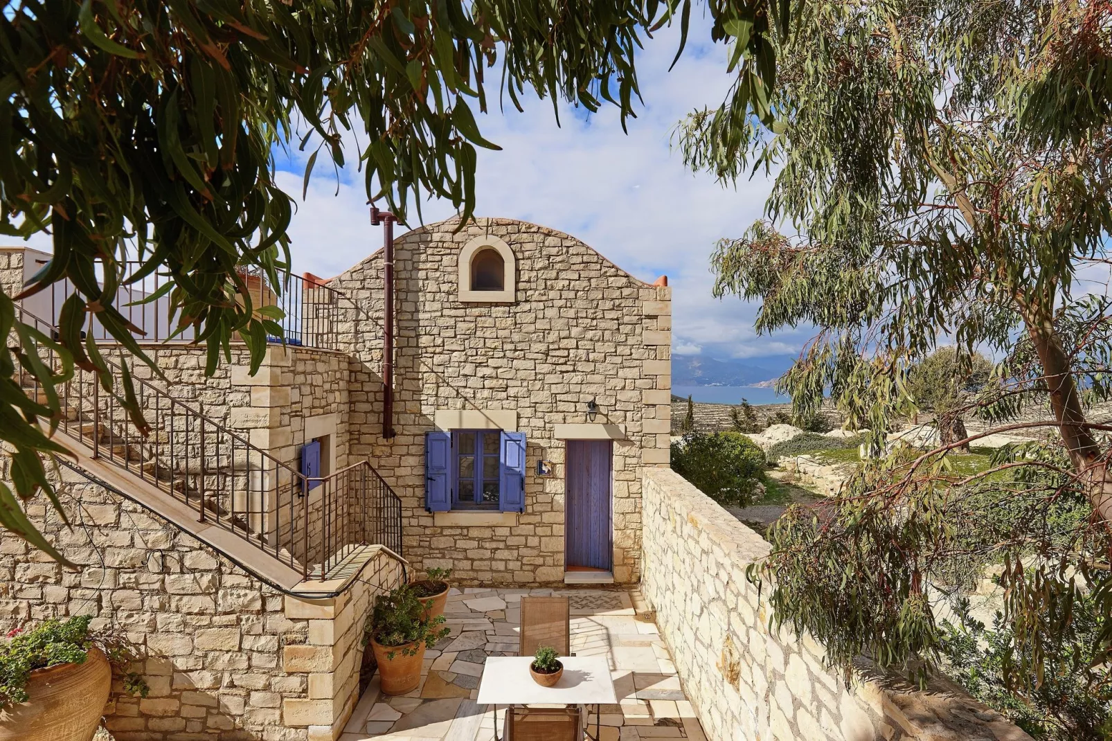Orelia Cretan Villa I 4 persons-Buitenkant zomer