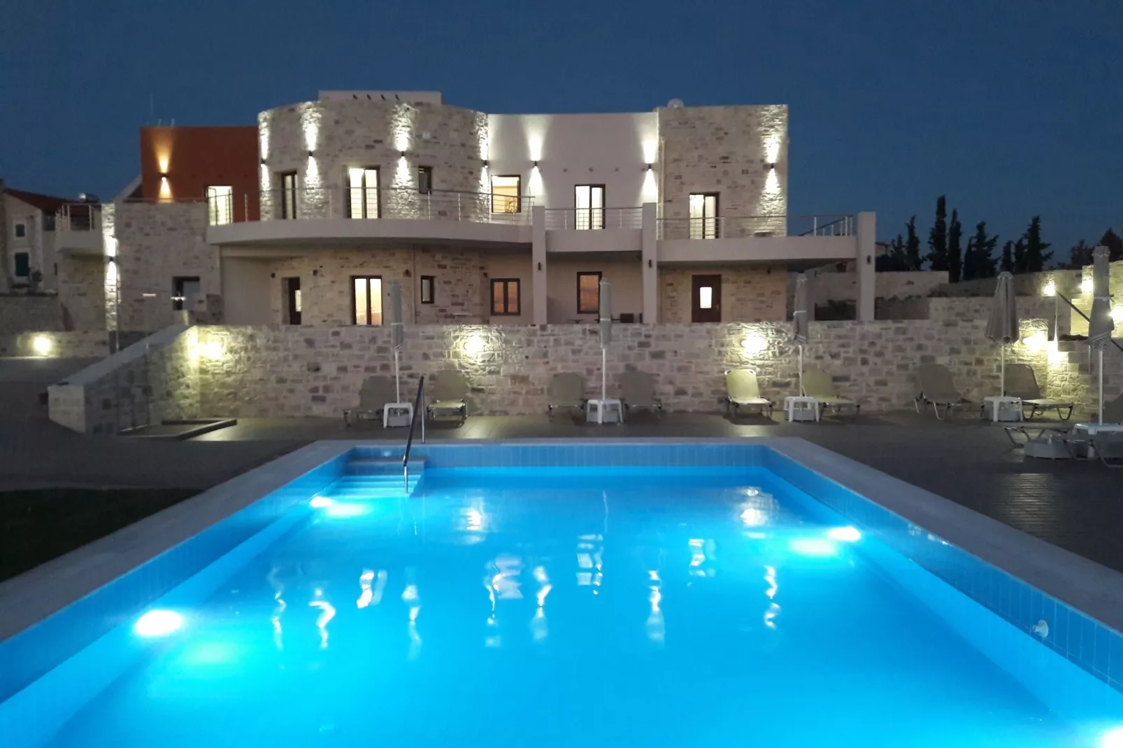 Orelia Cretan Villa I 4 persons-Zwembad