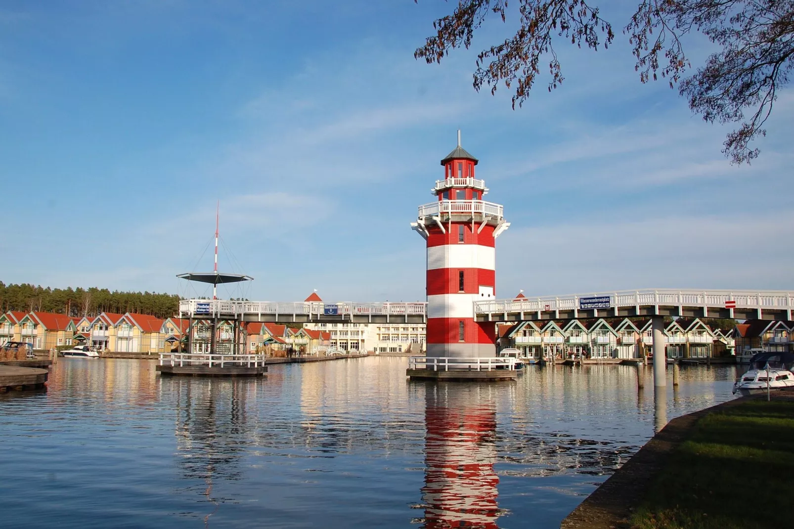 Hafendorf Rheinsberg 1-Gebieden zomer 1km