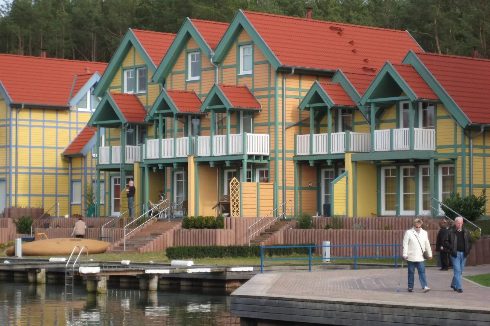 Hafendorf Rheinsberg 1-Gebieden zomer 1km