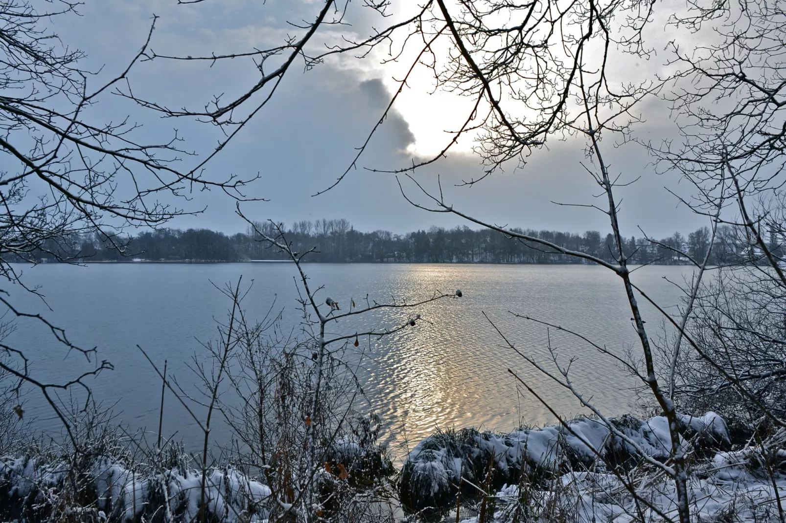 Ferienwohnung in Ostholsteinischen Schweiz-Uitzicht winter