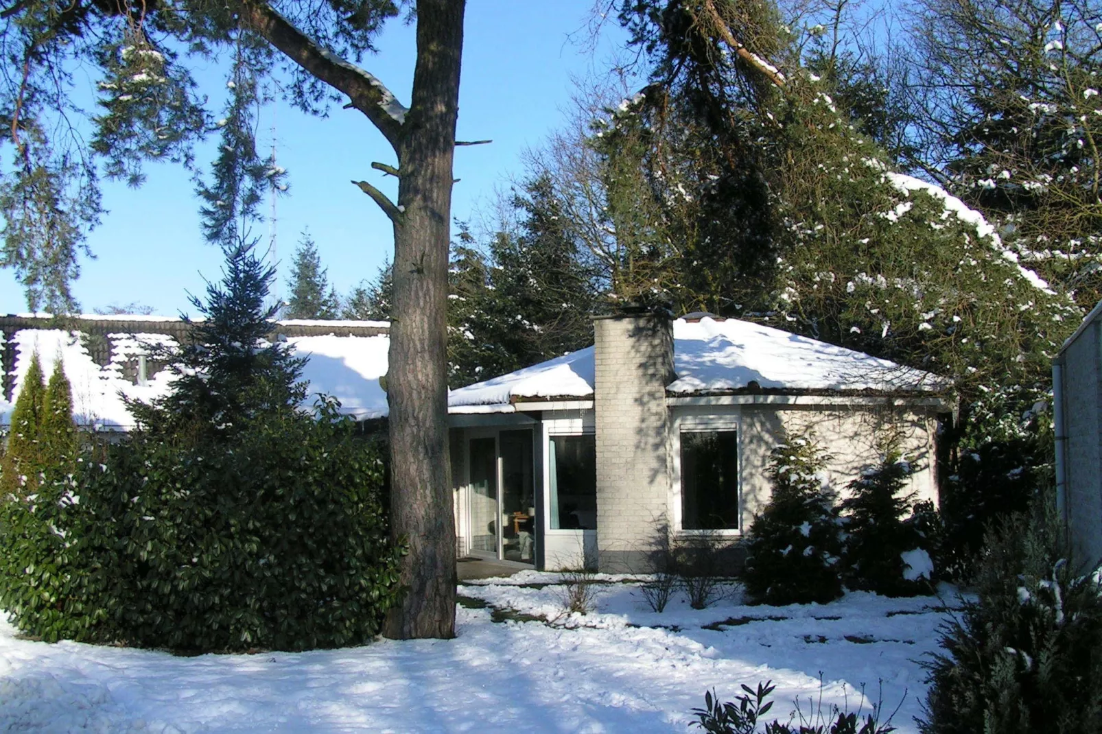 Bungalowpark het Verscholen Dorp 3-Tuin winter