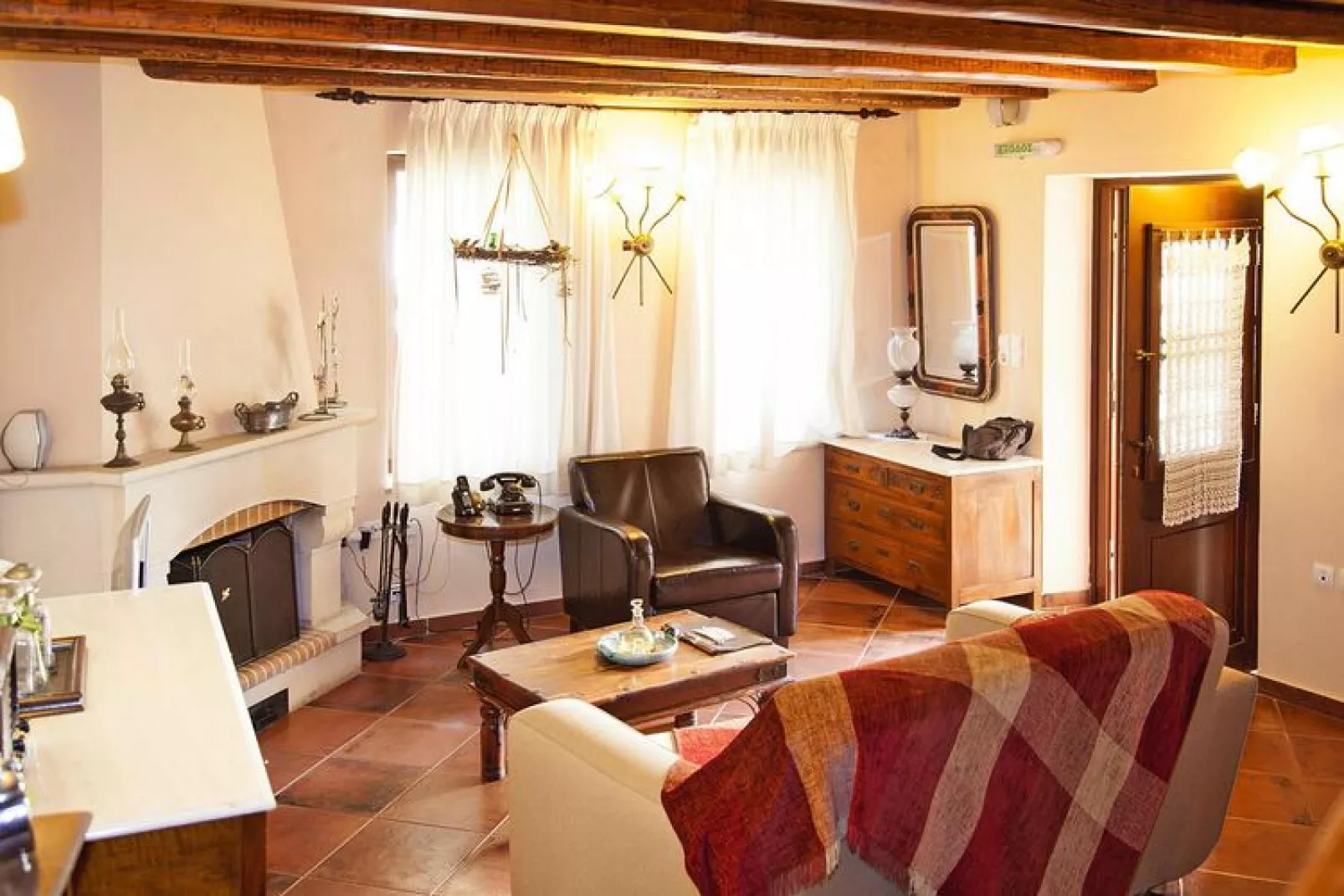 Holiday homes Archanes - Maisonette Zephyros 150 qm-Woonkamer