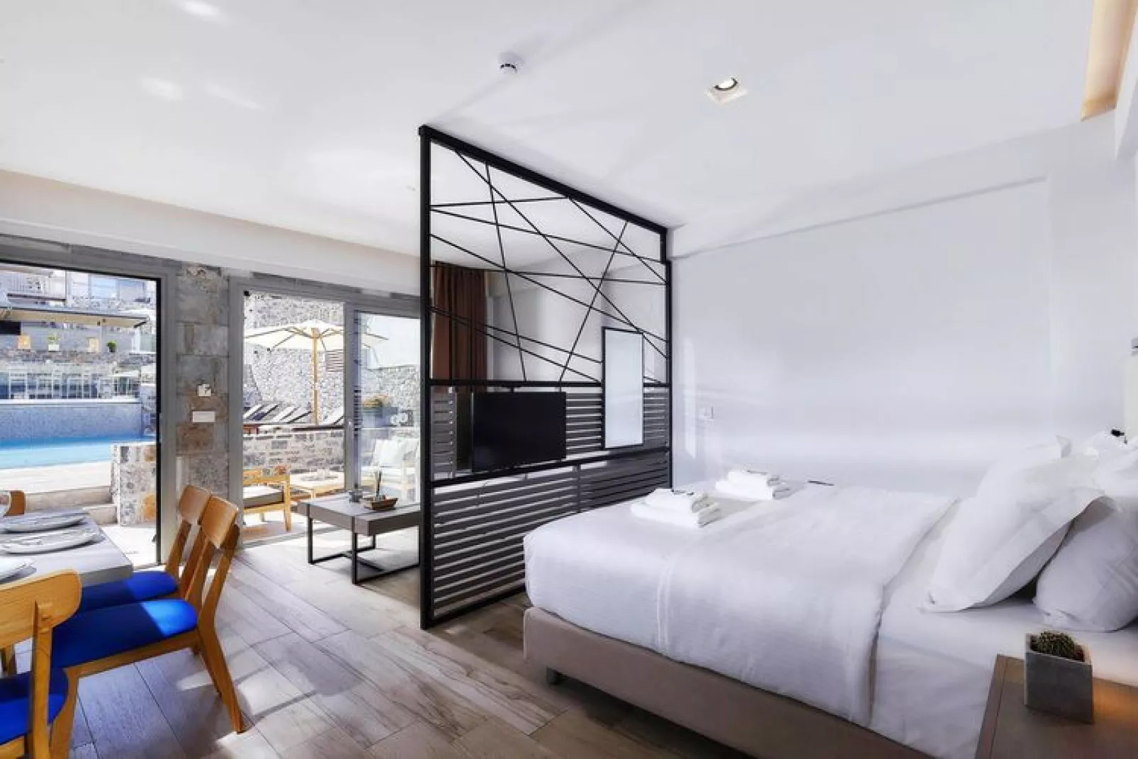 Appartementen Seascape Luxury Residences, Agia Pelagia-Slaapkamer