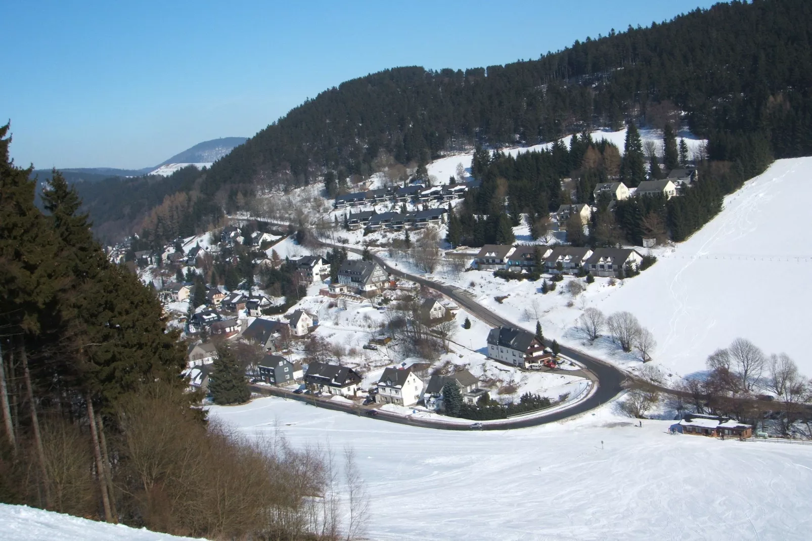 Auf den Gärten-Gebied winter 20km