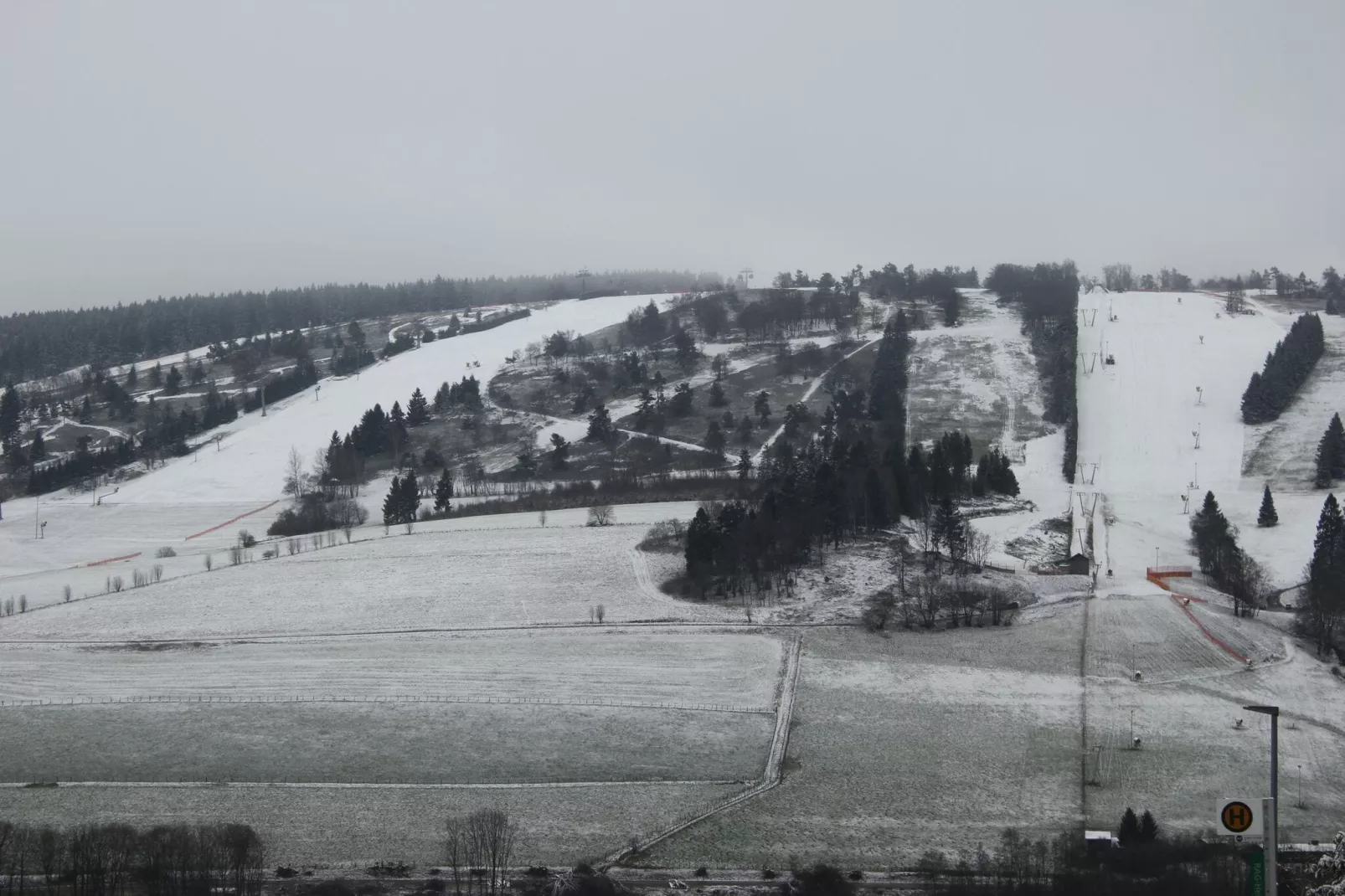 Brouwer Ferienhaus-Gebied winter 5km