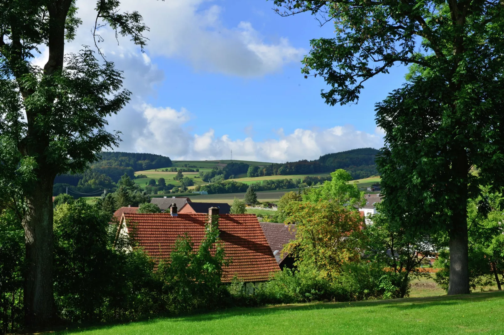 Willingen-Gebieden zomer 1km