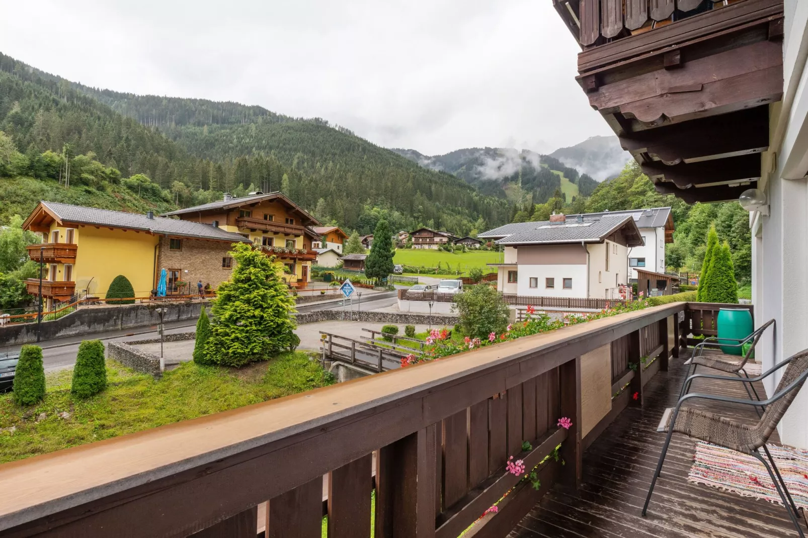 Appartement Steinplatte-Uitzicht zomer