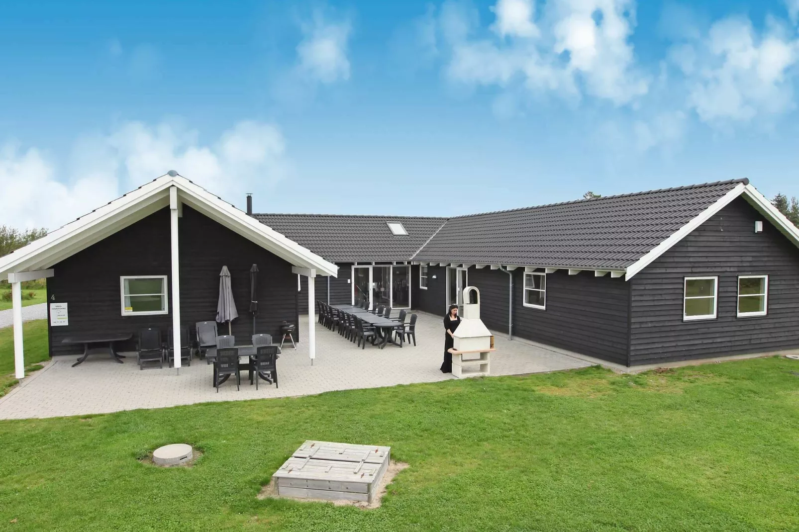 Luxe vakantiehuis in Væggerløse met sauna
