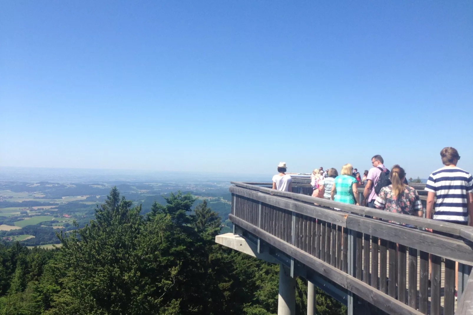 Im Bayerischen Wald-Gebieden zomer 20km