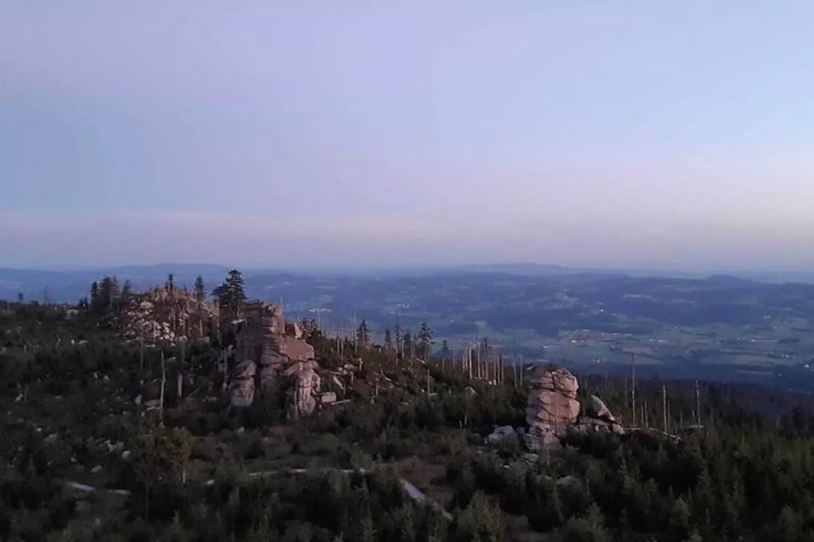 Im Bayerischen Wald-Gebieden zomer 1km