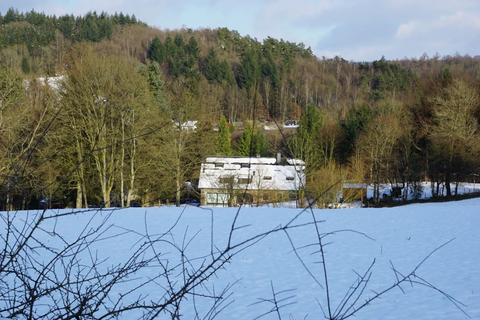 La Grange de Lesse-Exterieur winter