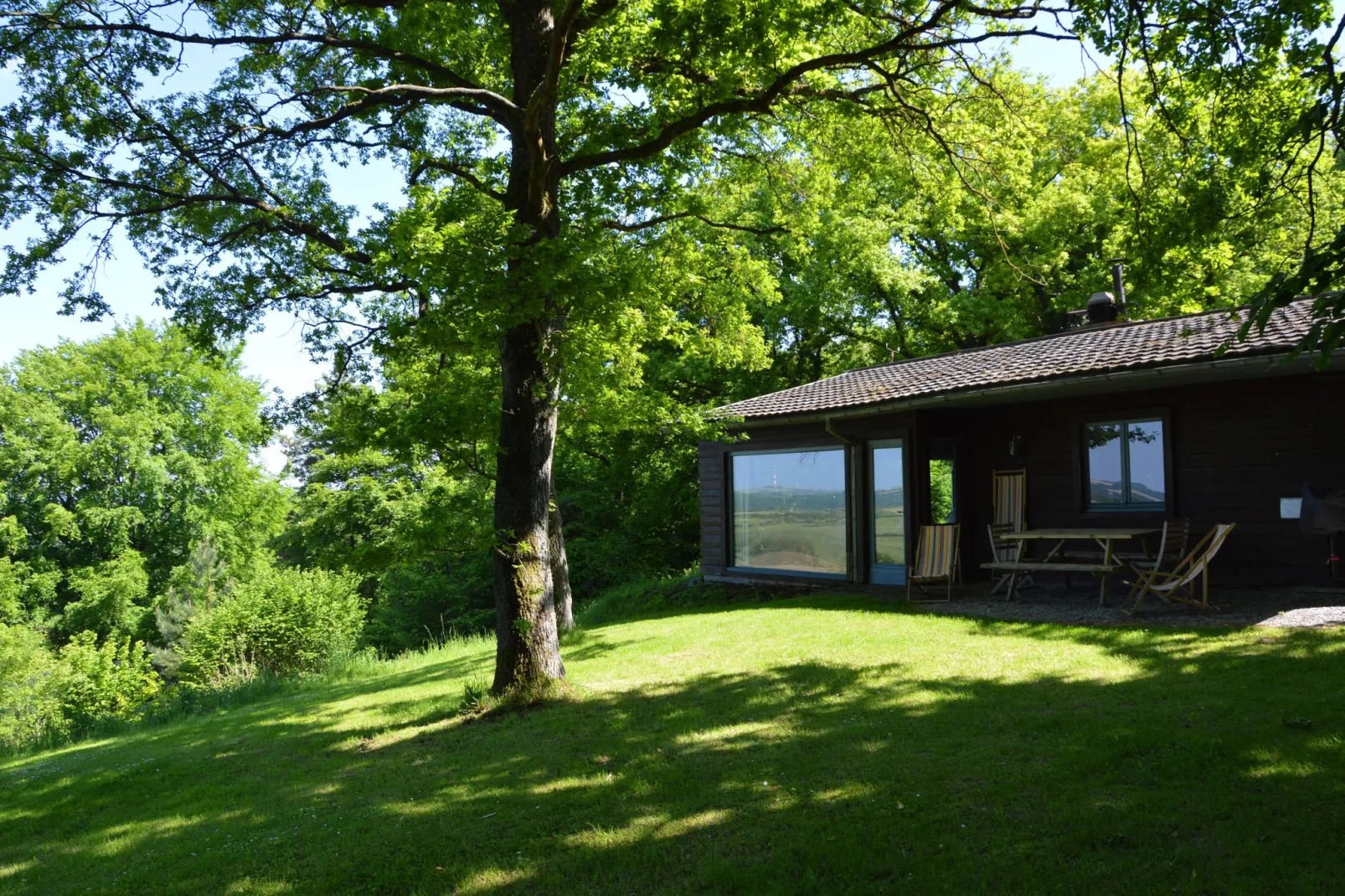 Cabane panoramique-Buitenkant zomer