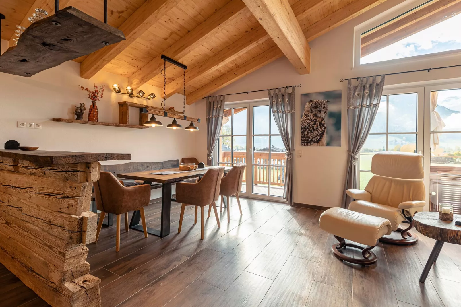 Tauernlodges Uttendorf 1A-Woonkamer