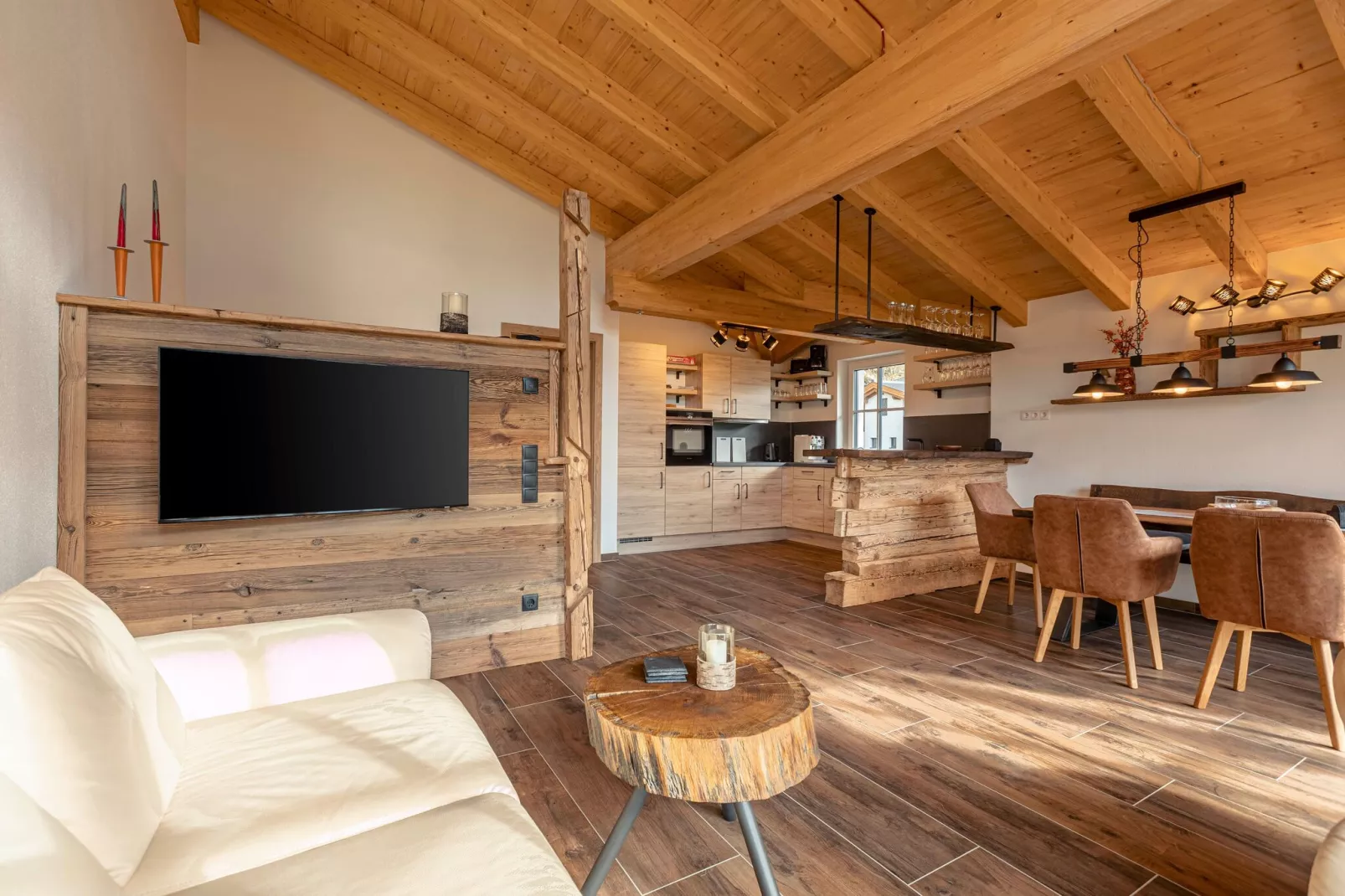 Tauernlodges Uttendorf 1A-Woonkamer