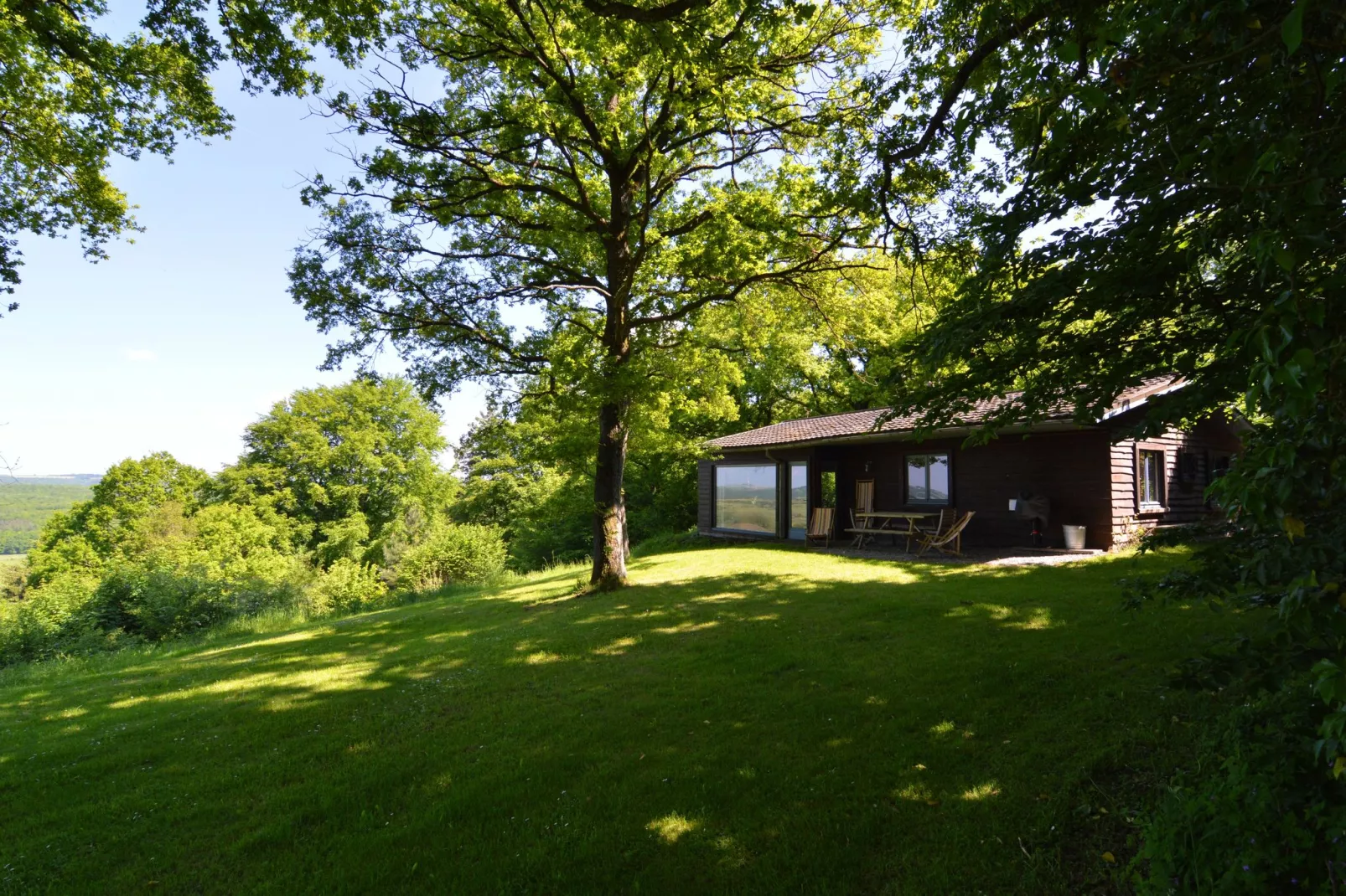 Cabane panoramique-Buitenkant zomer