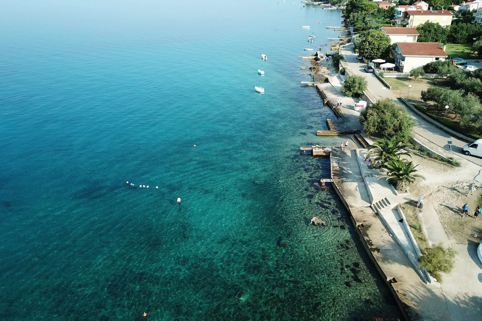 Villa Clara-Gebieden zomer 1km