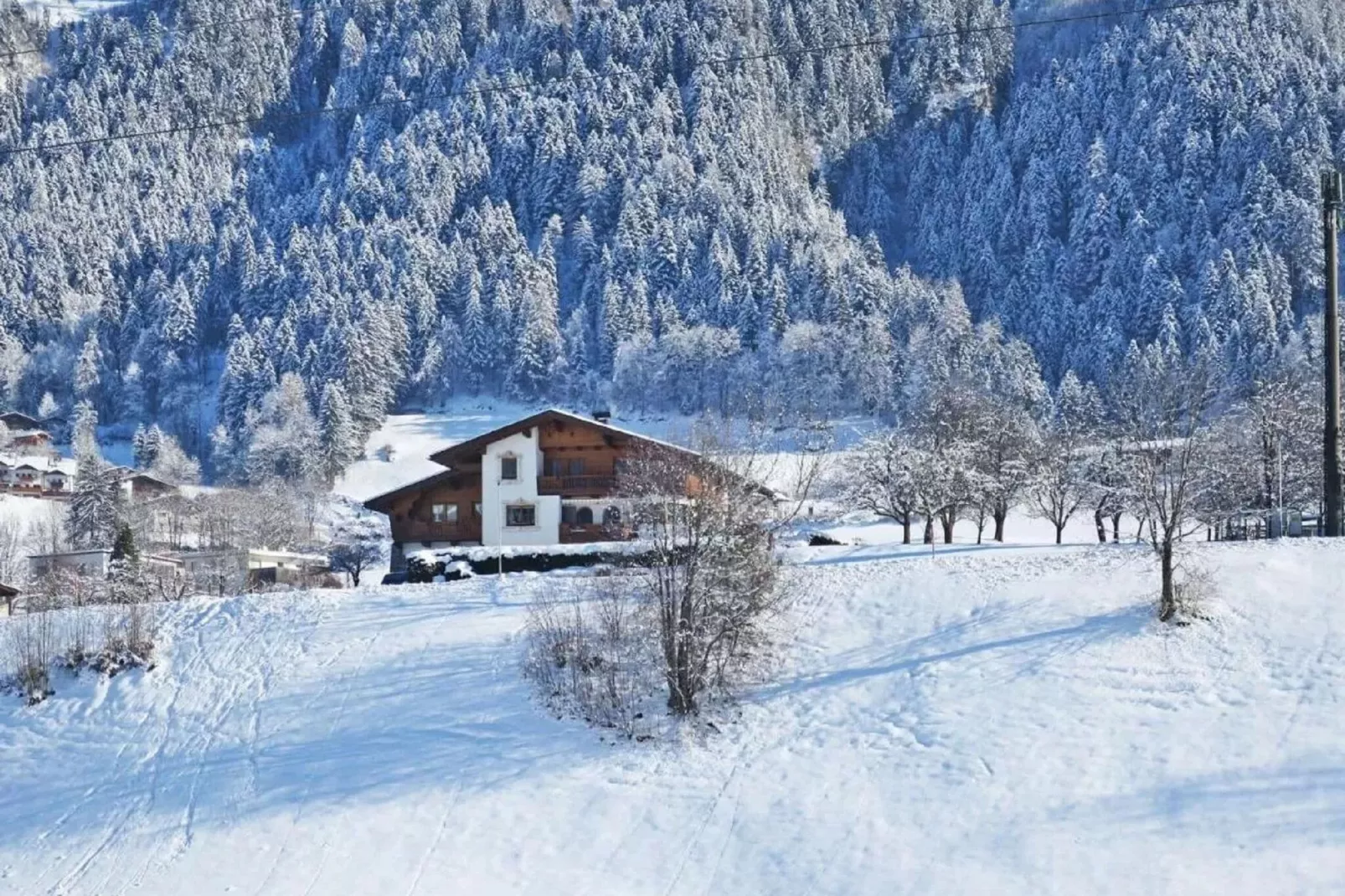 Apartment Zillertalblick-Exterieur winter