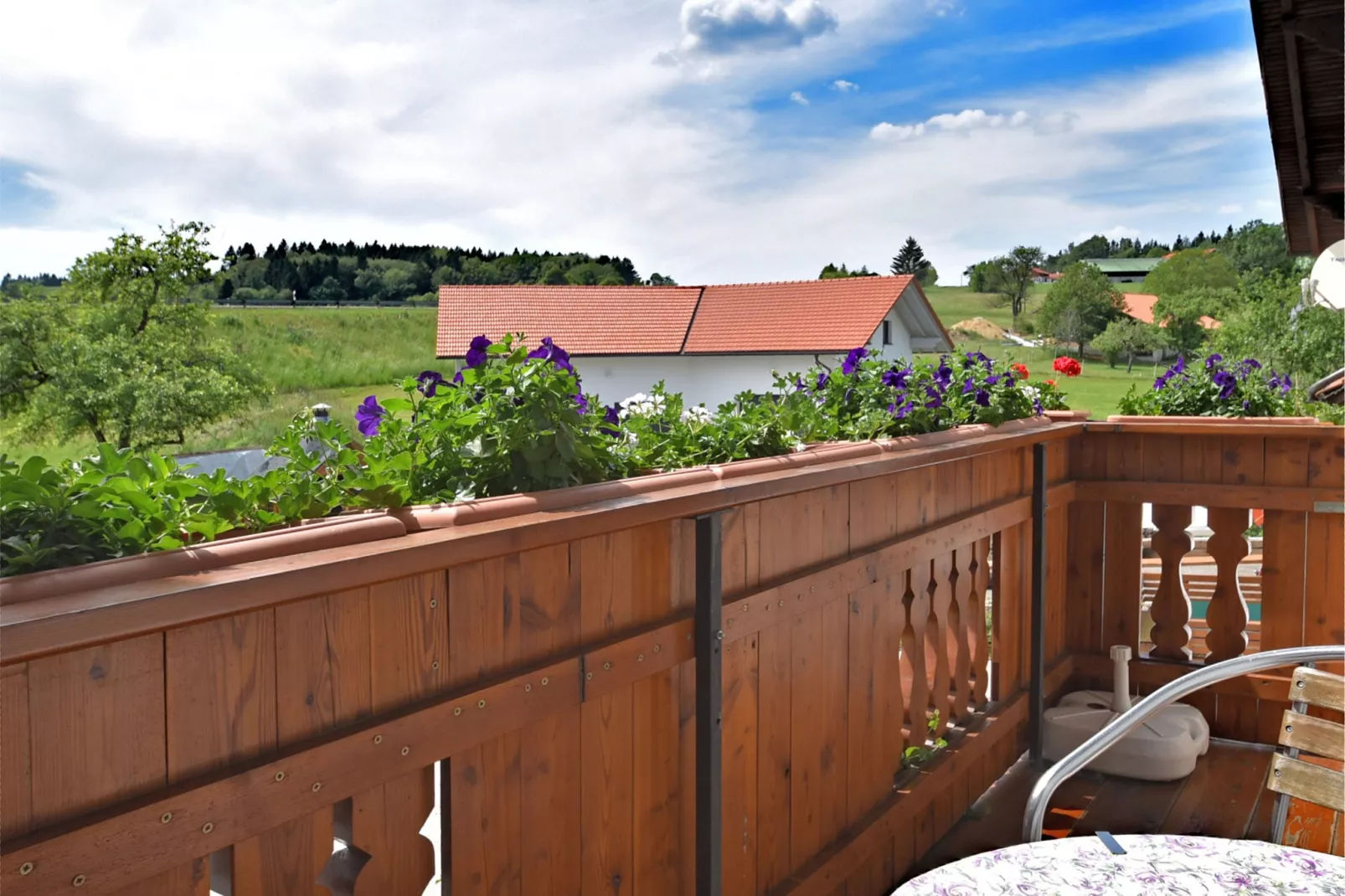 Gästehaus Kandlbinder-Uitzicht zomer
