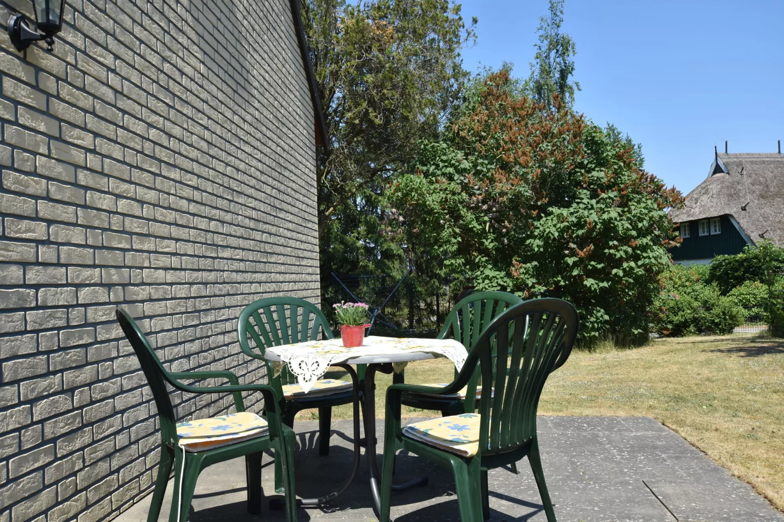 Sunflower B auf der Halbinsel Fischland Darß-Terrasbalkon