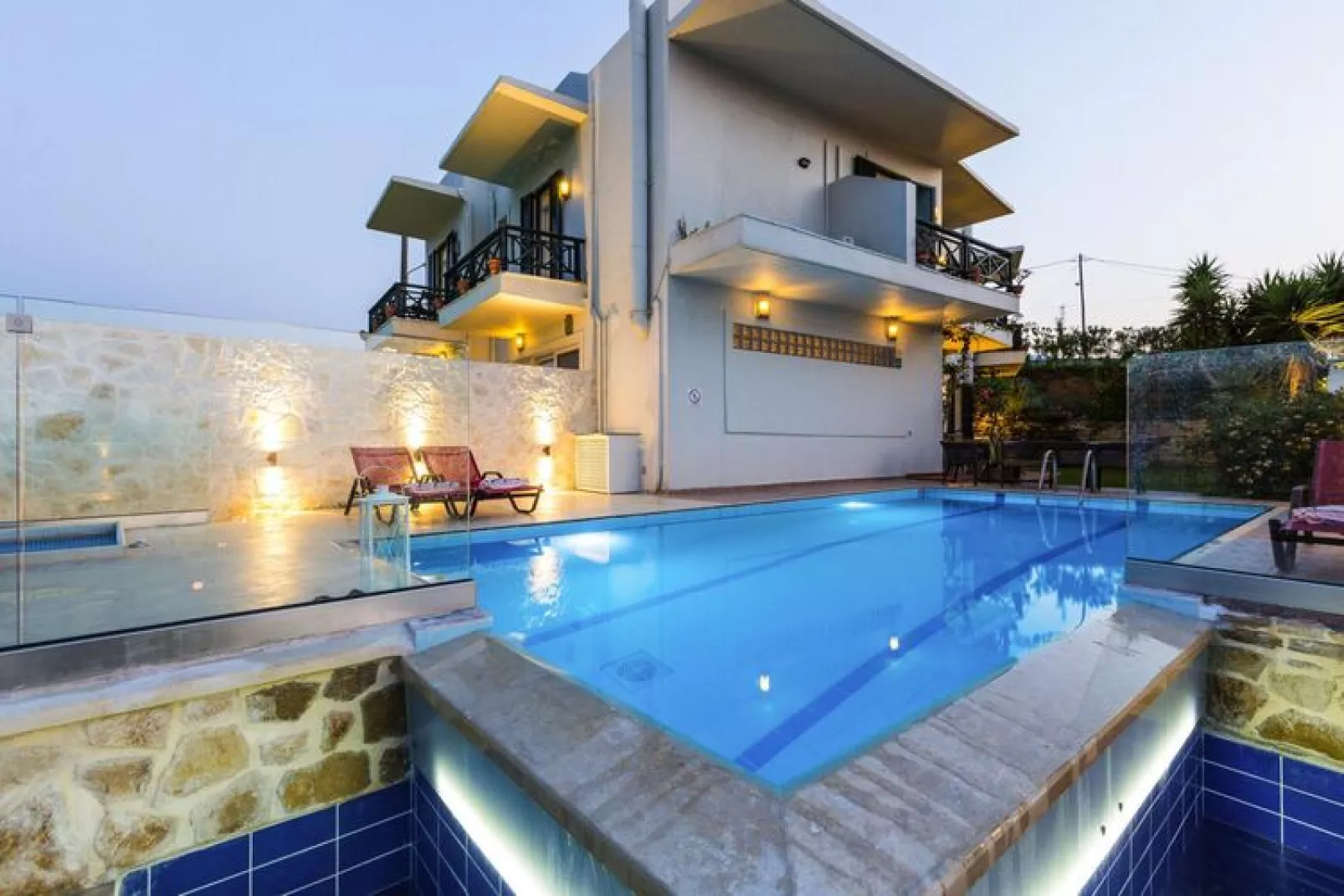 Villas Avra & Pyrgos, Episkopi-Villa Pyrgos, ca. 145 qm, 9 pax