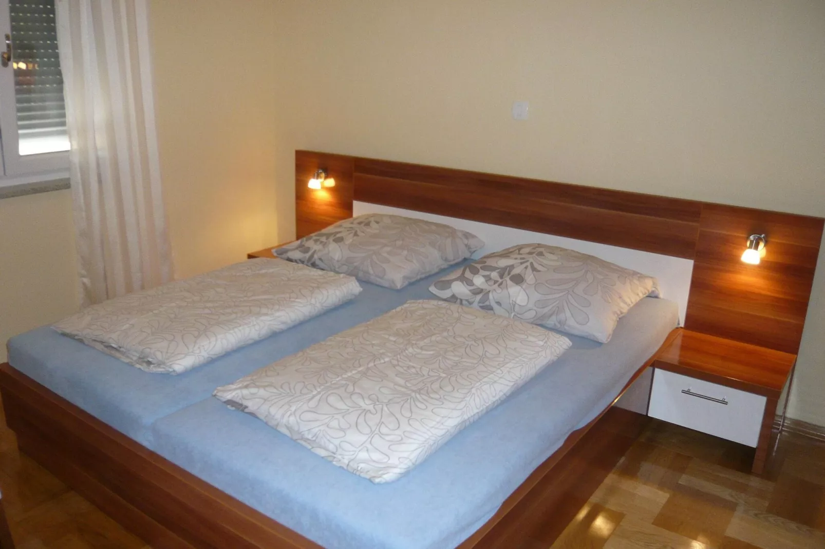 Apartment Jasna in Zaton 60 qm Erdgeschoß groundfloor für 4 Pers-Slaapkamer
